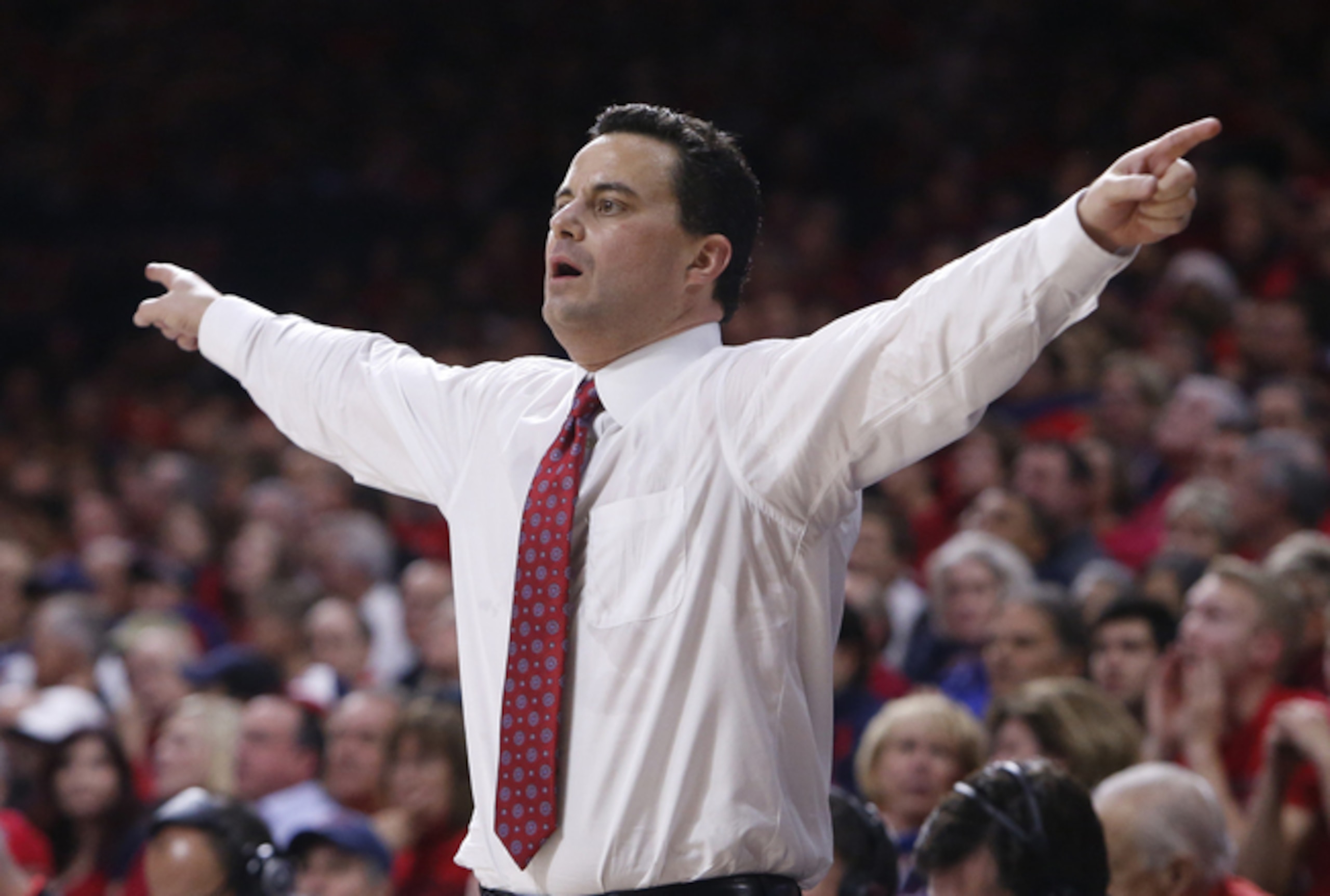 Arizona head coach Sean Miller