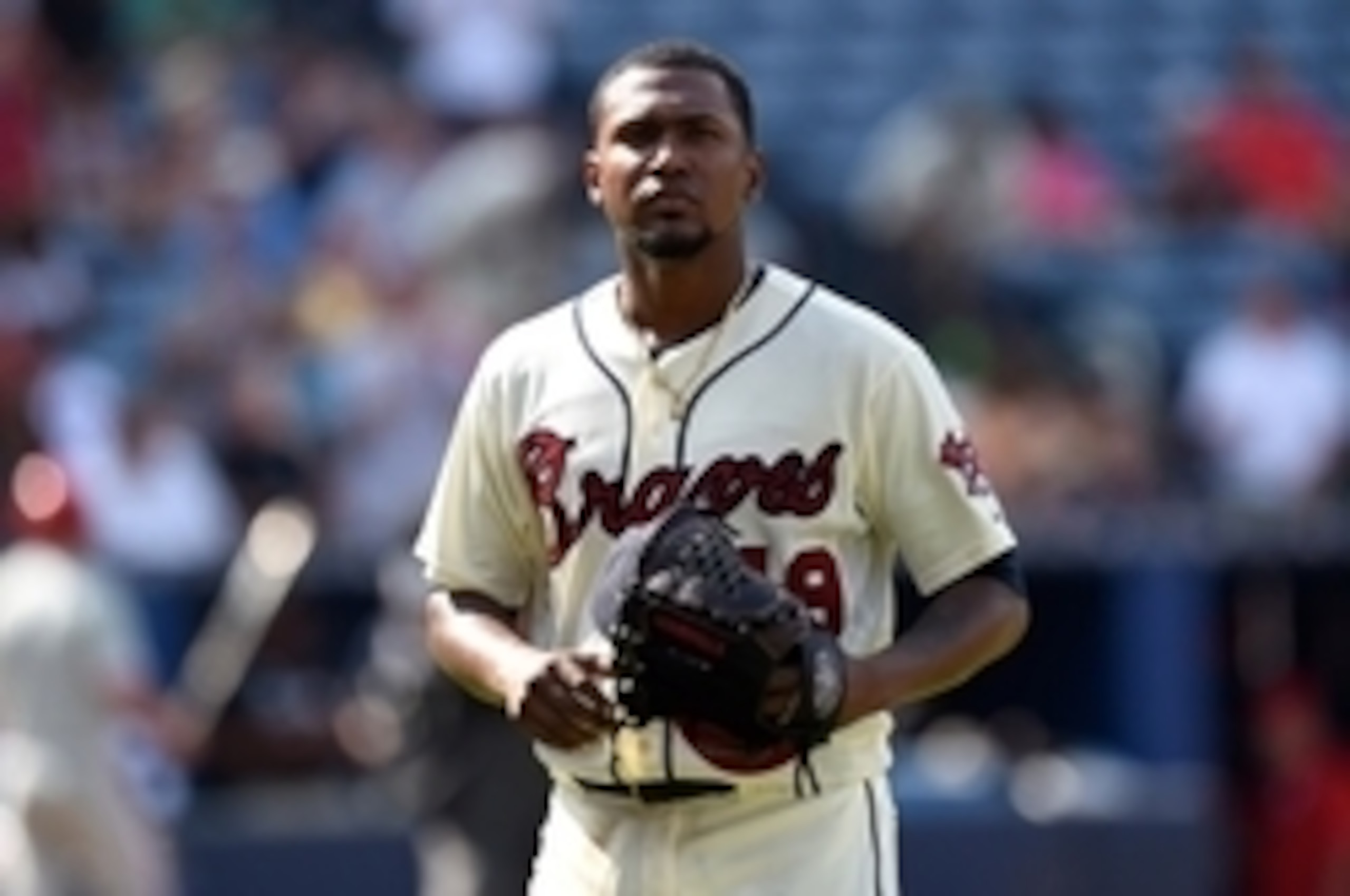 Julio Teheran is suddenly the only reliable starter in the Braves rotation.