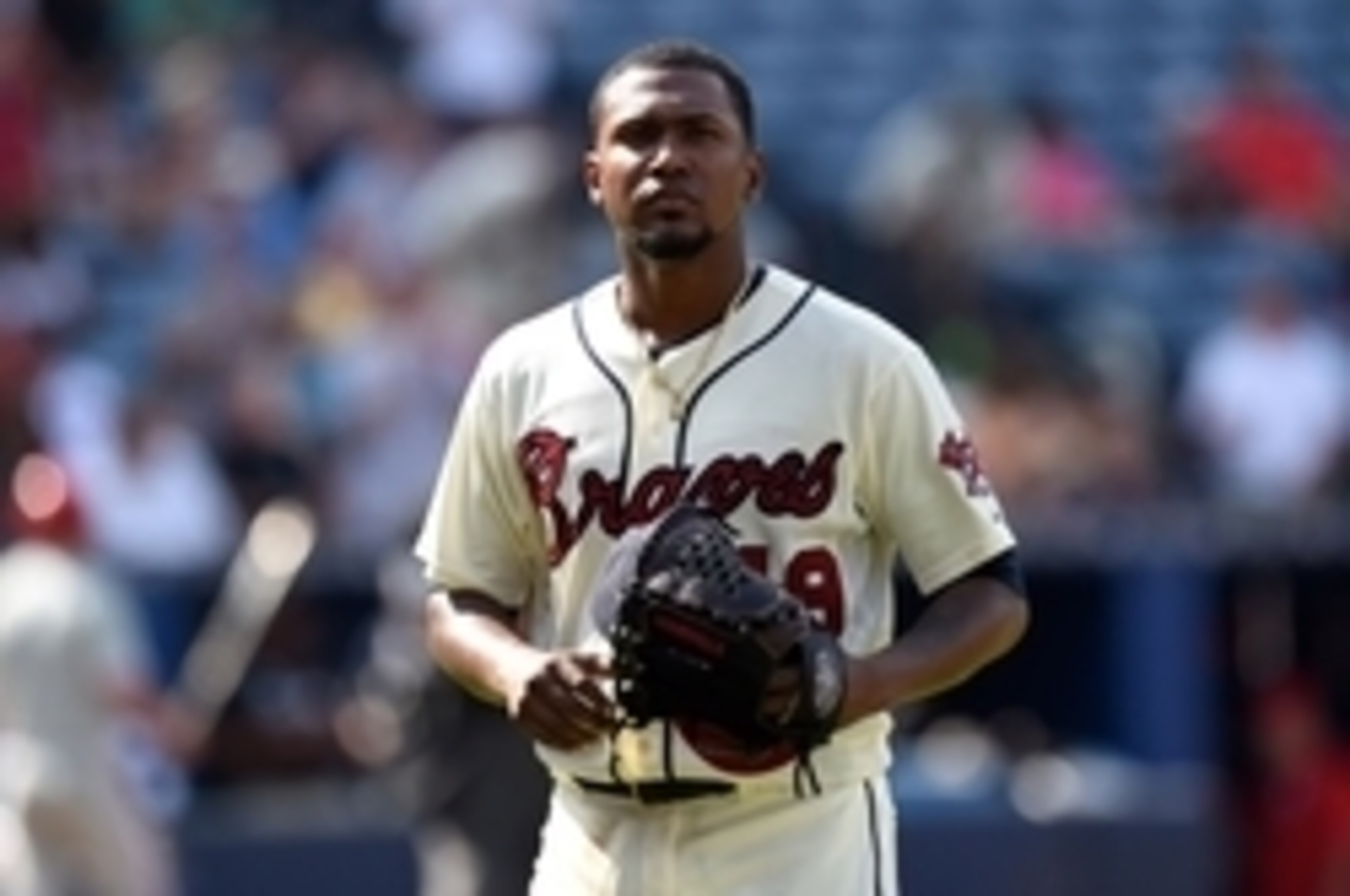 Julio Teheran is suddenly the only reliable starter in the Braves rotation.