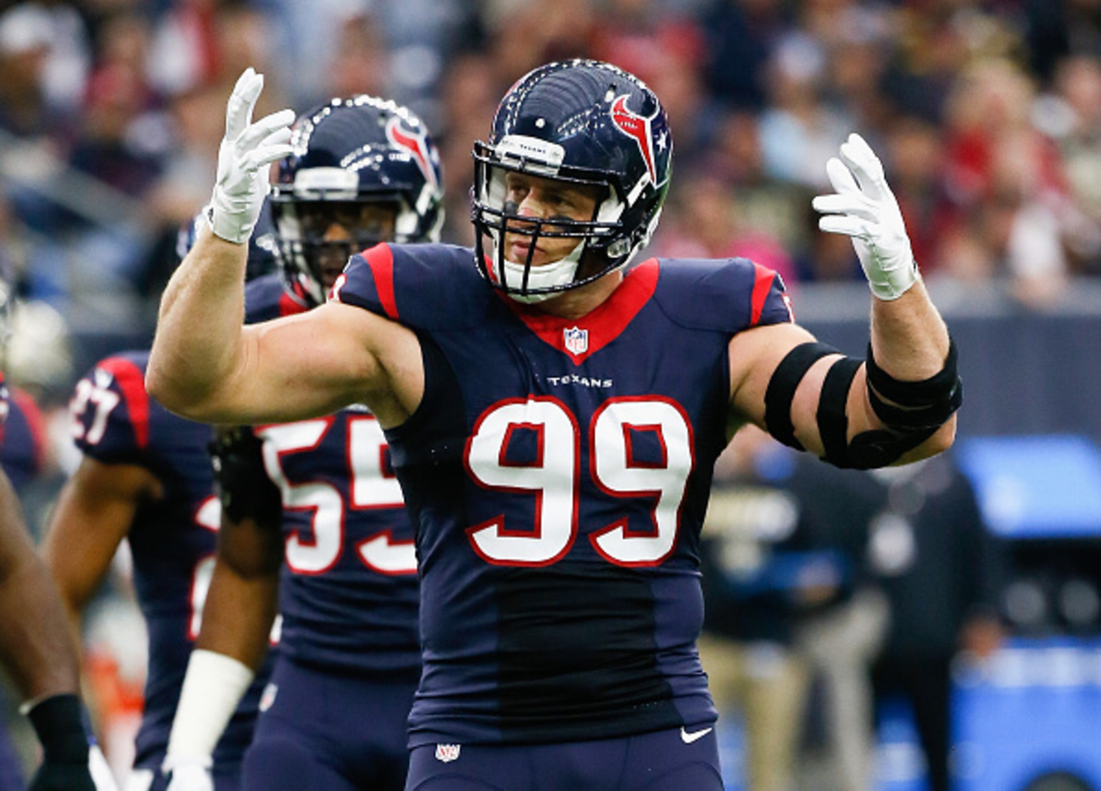 J.J. Watt won't make life easy for Zach Mettenberger and the Titans.