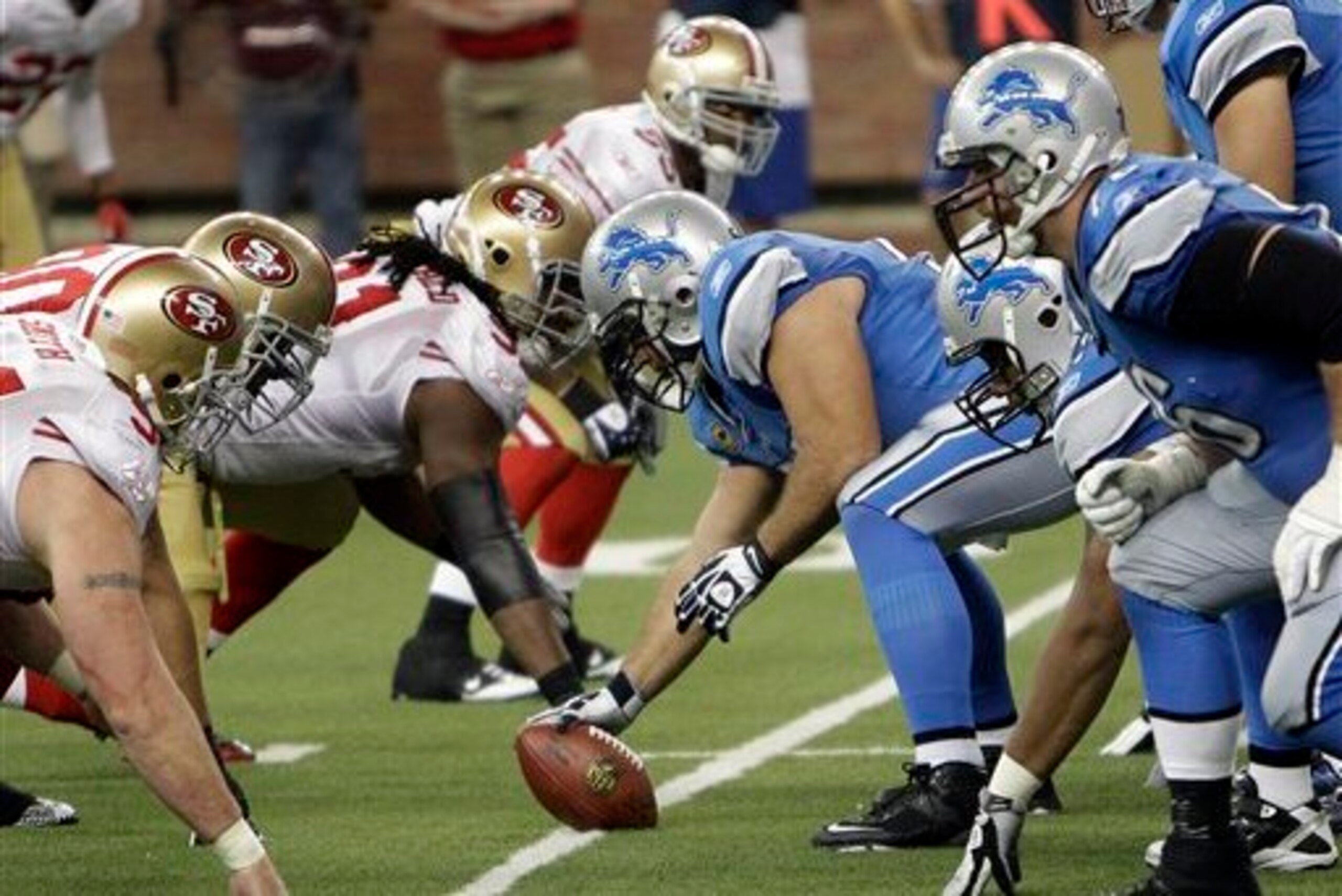 The 49ers face off against the Lions in a Week 16 road contest at Ford Field in Detroit.