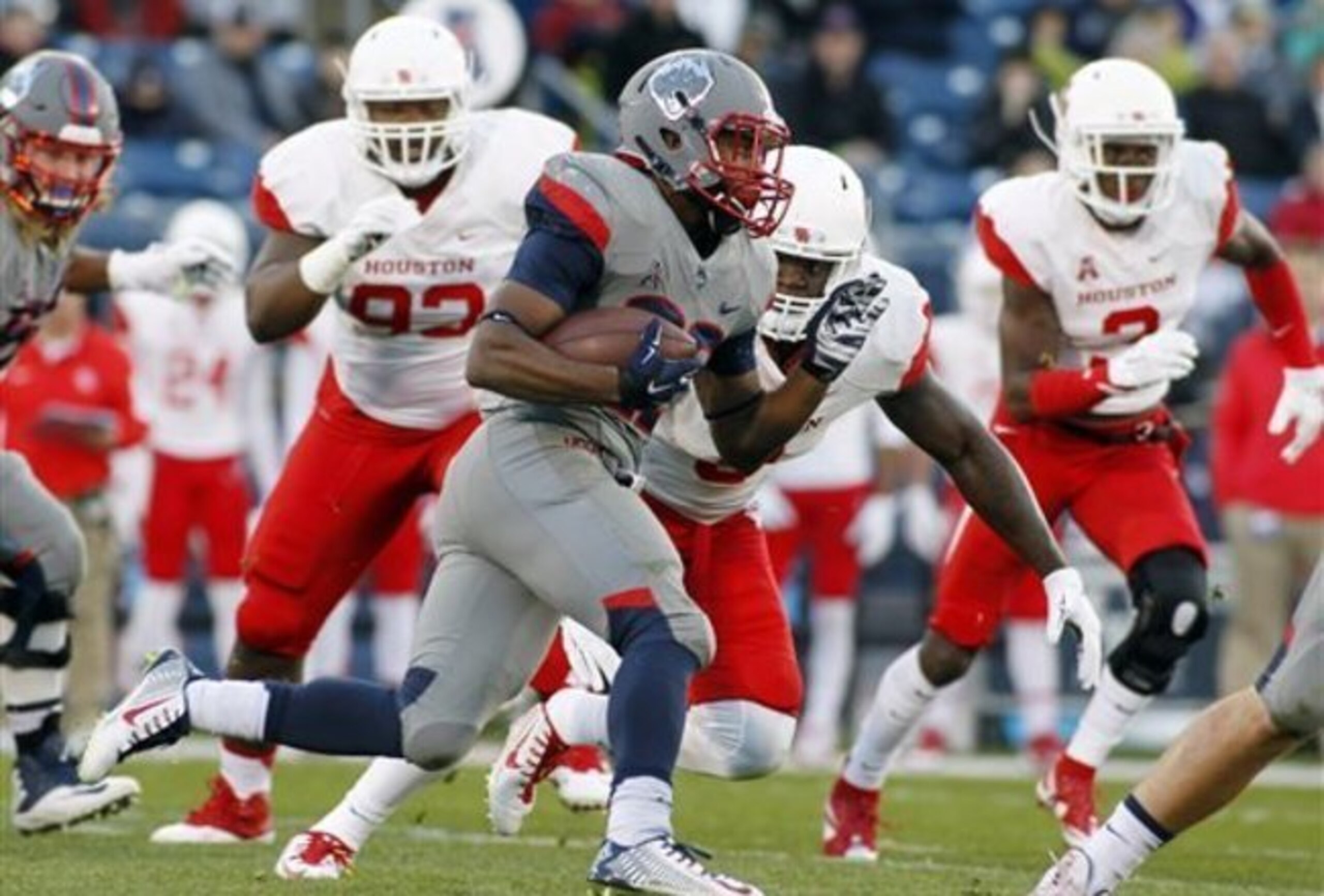 UConn's Arkeel Newsome is one of the most exciting players in the American Athletic Conference.