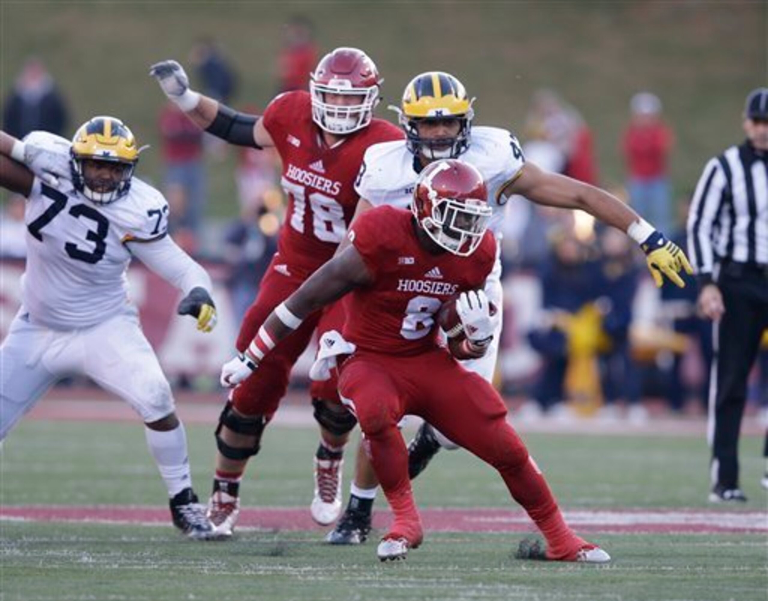 Jordan Howard has made a major impact on Indiana's offense.