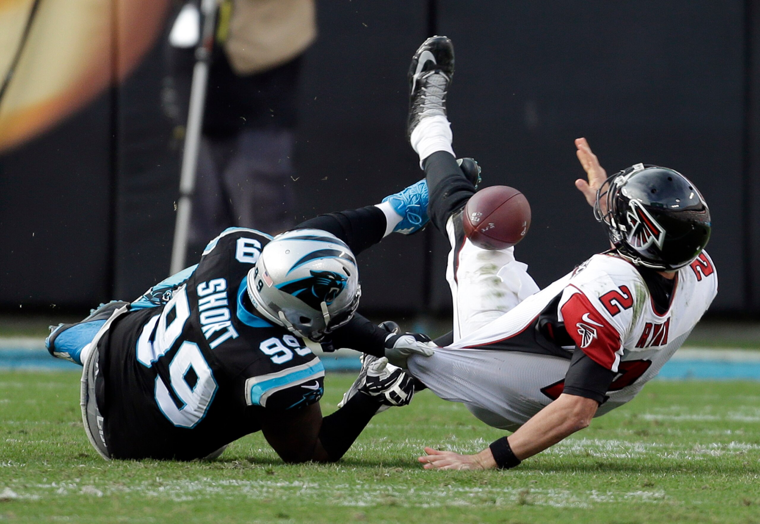 Kawann Short gave the Falcons a hard time two weeks ago.