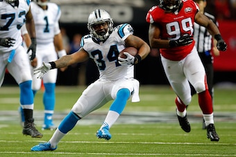 Cameron Artis-Payne had a solid day on the ground.