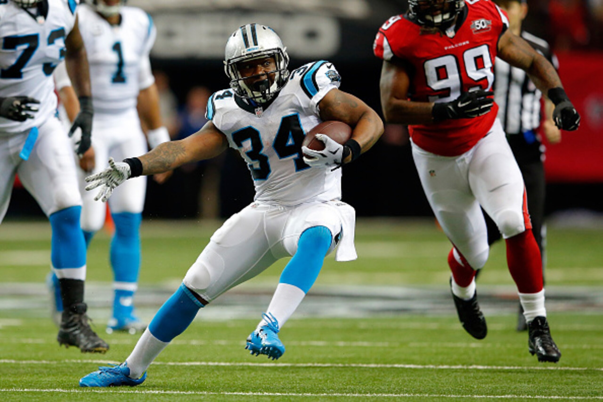 Cameron Artis-Payne had a solid day on the ground.