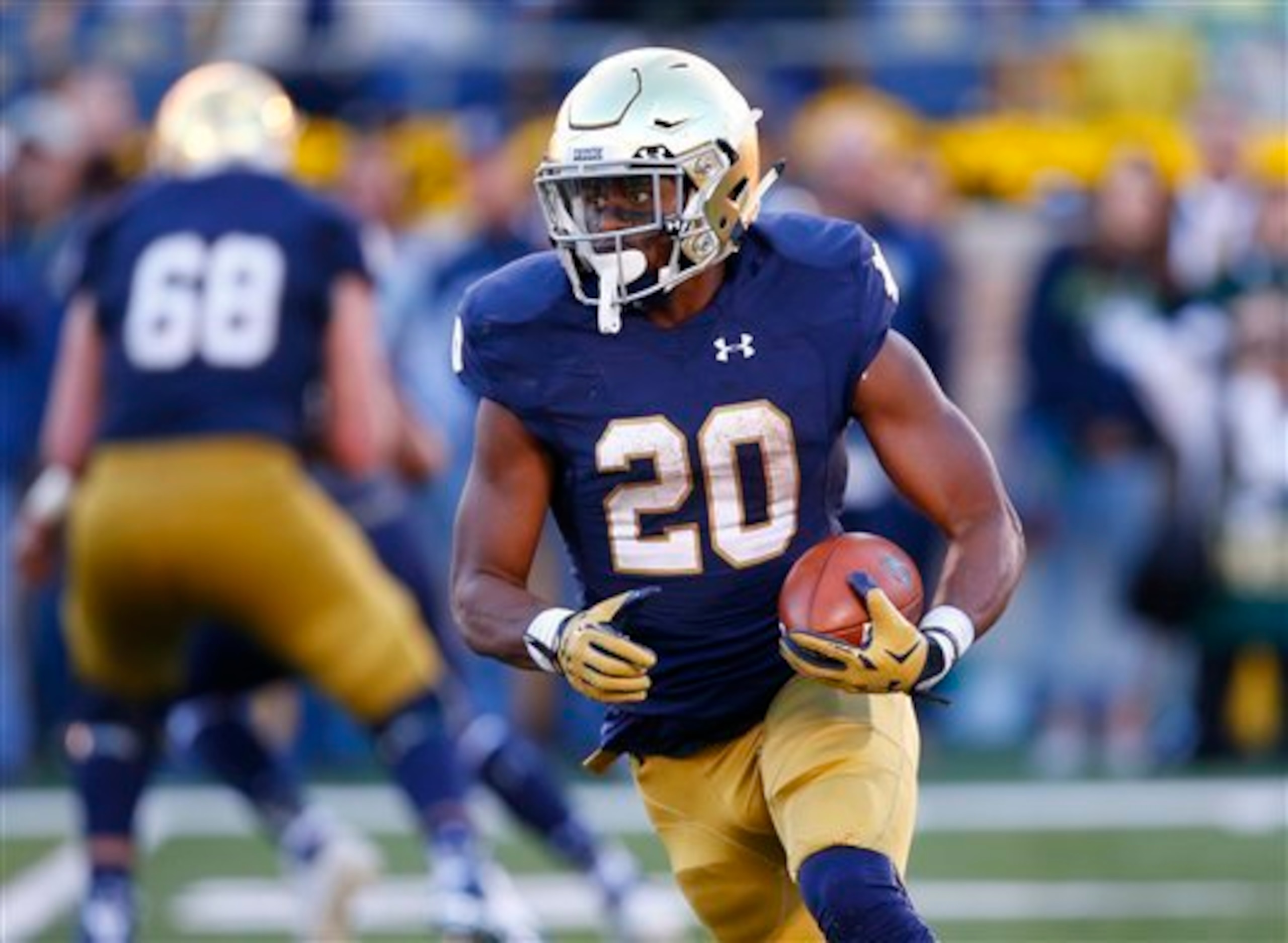 C.J. Prosise was a key playmaker for Notre Dame's injury-filled offense this fall.