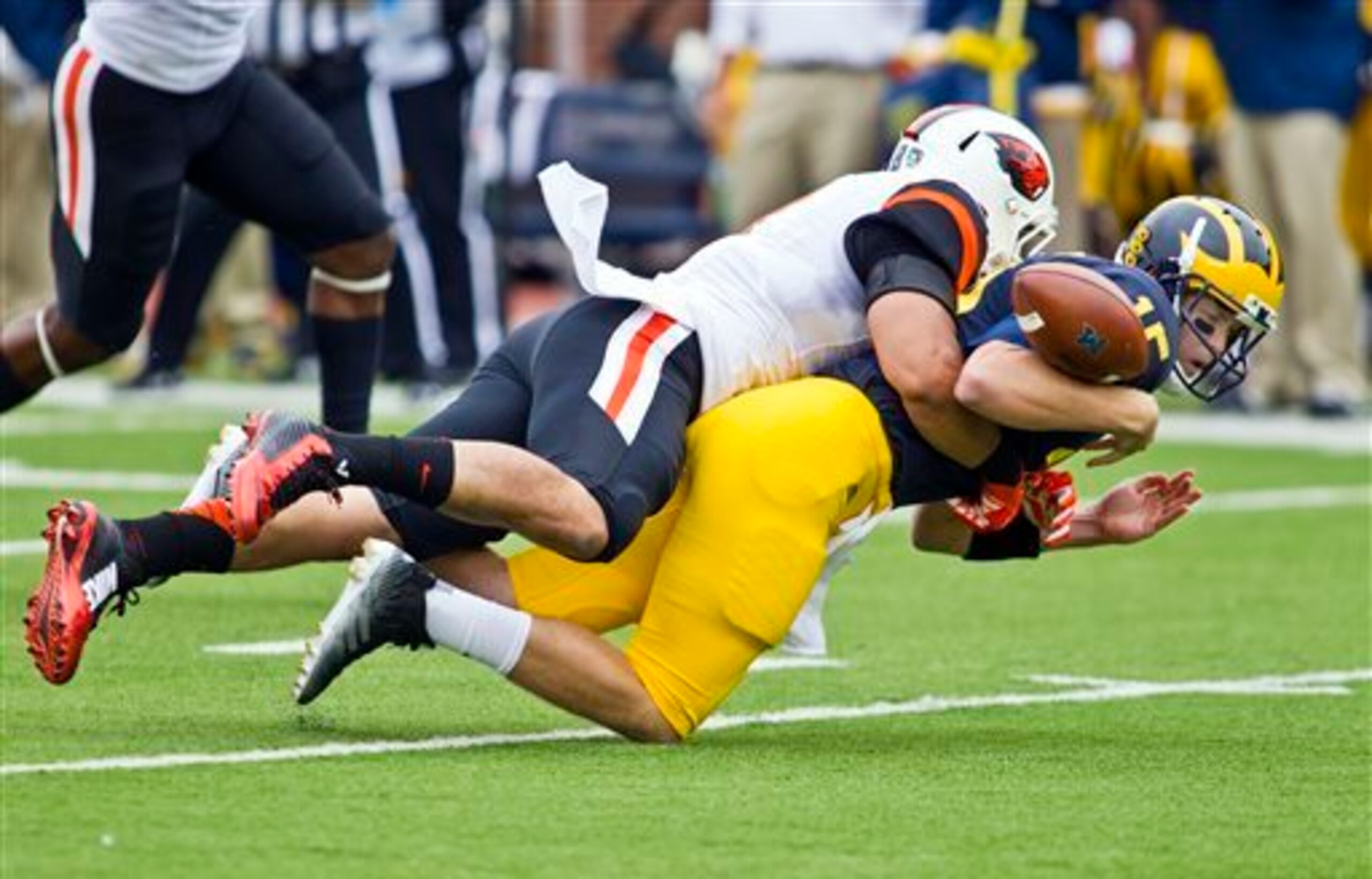 Rommel Mageo made multiple big plays for Oregon State's defense this season.