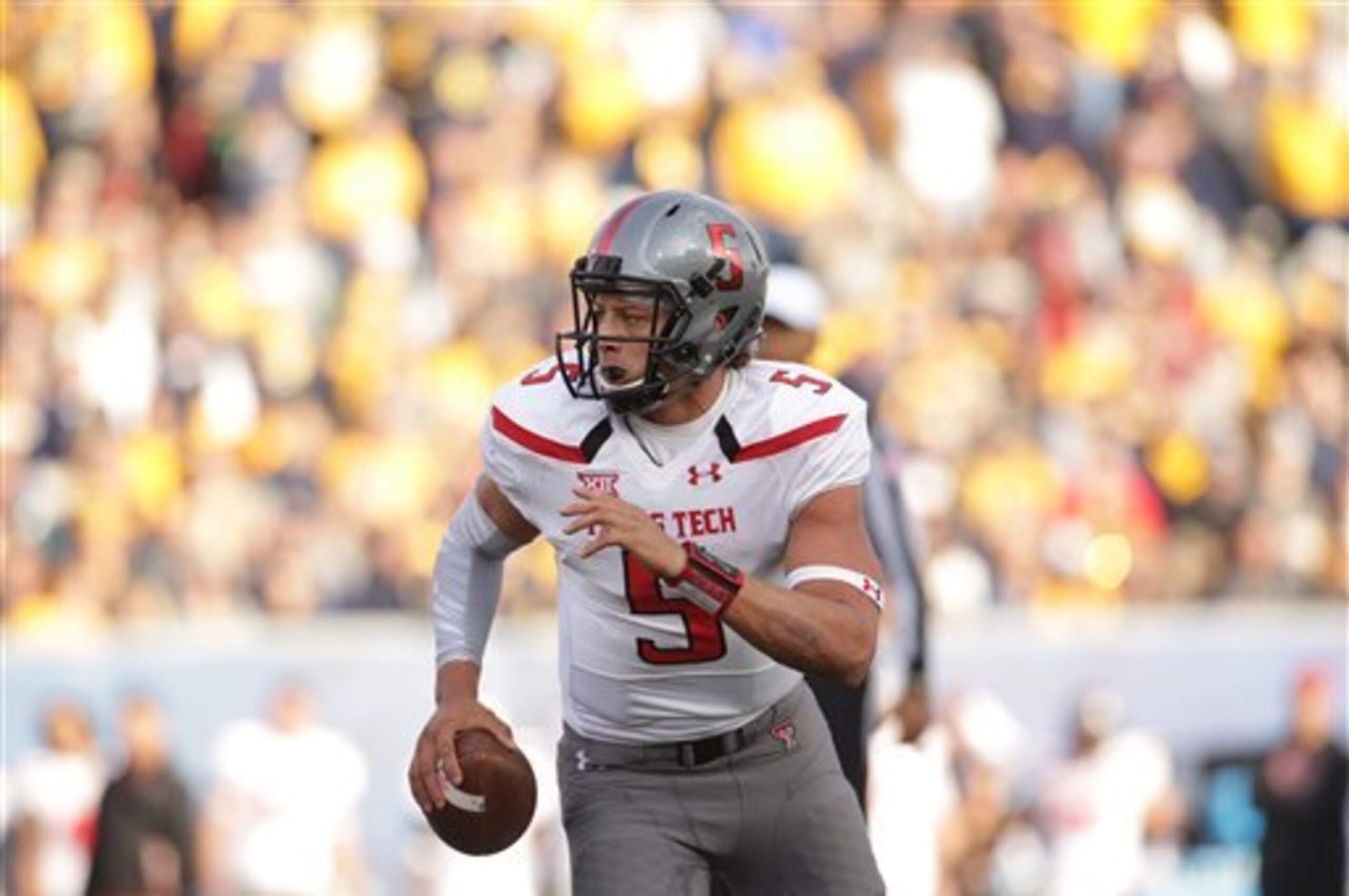 Patrick Mahomes threw, threw and threw for Texas Tech this season.