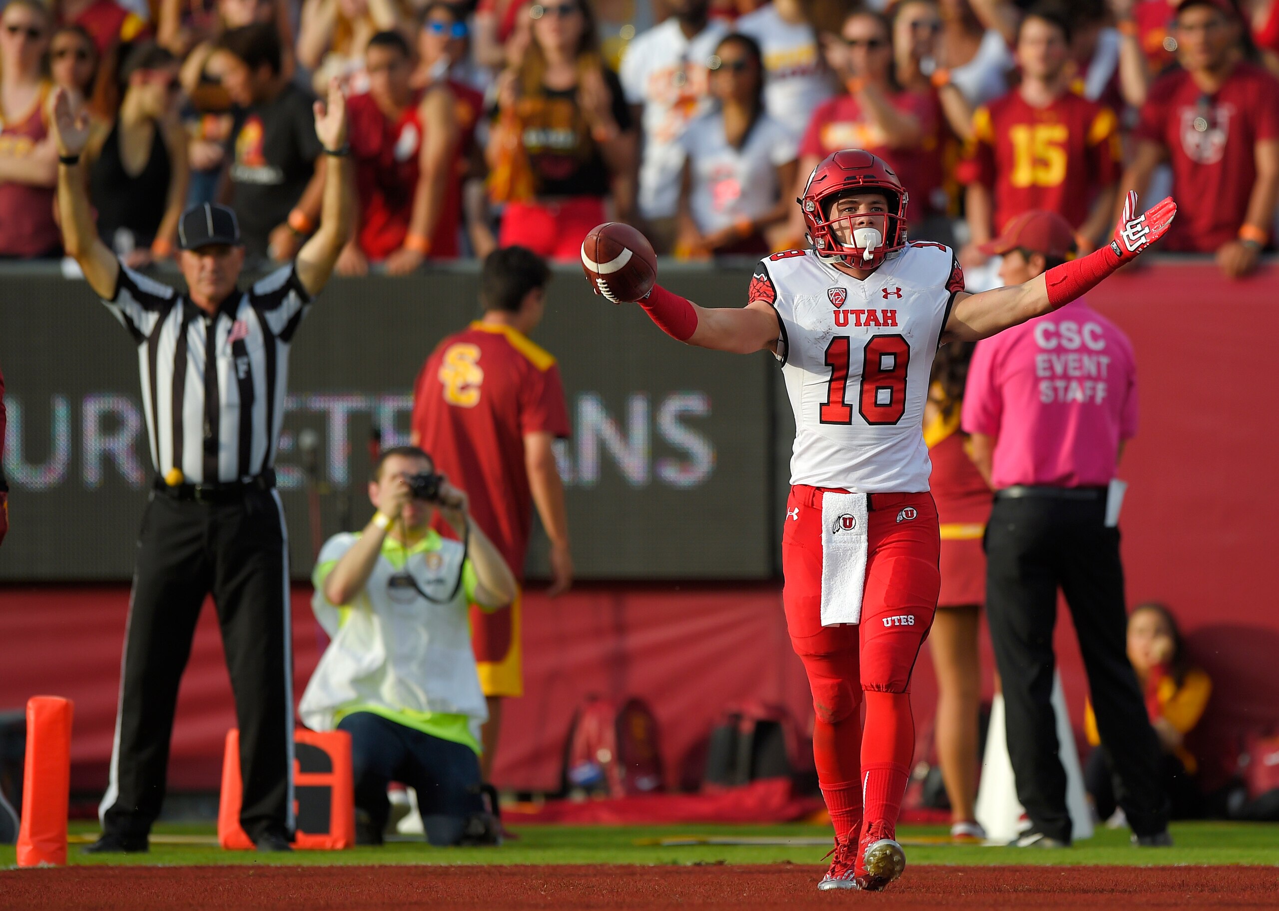 Britain Covey was very impressive as a freshman in Utah's offense.