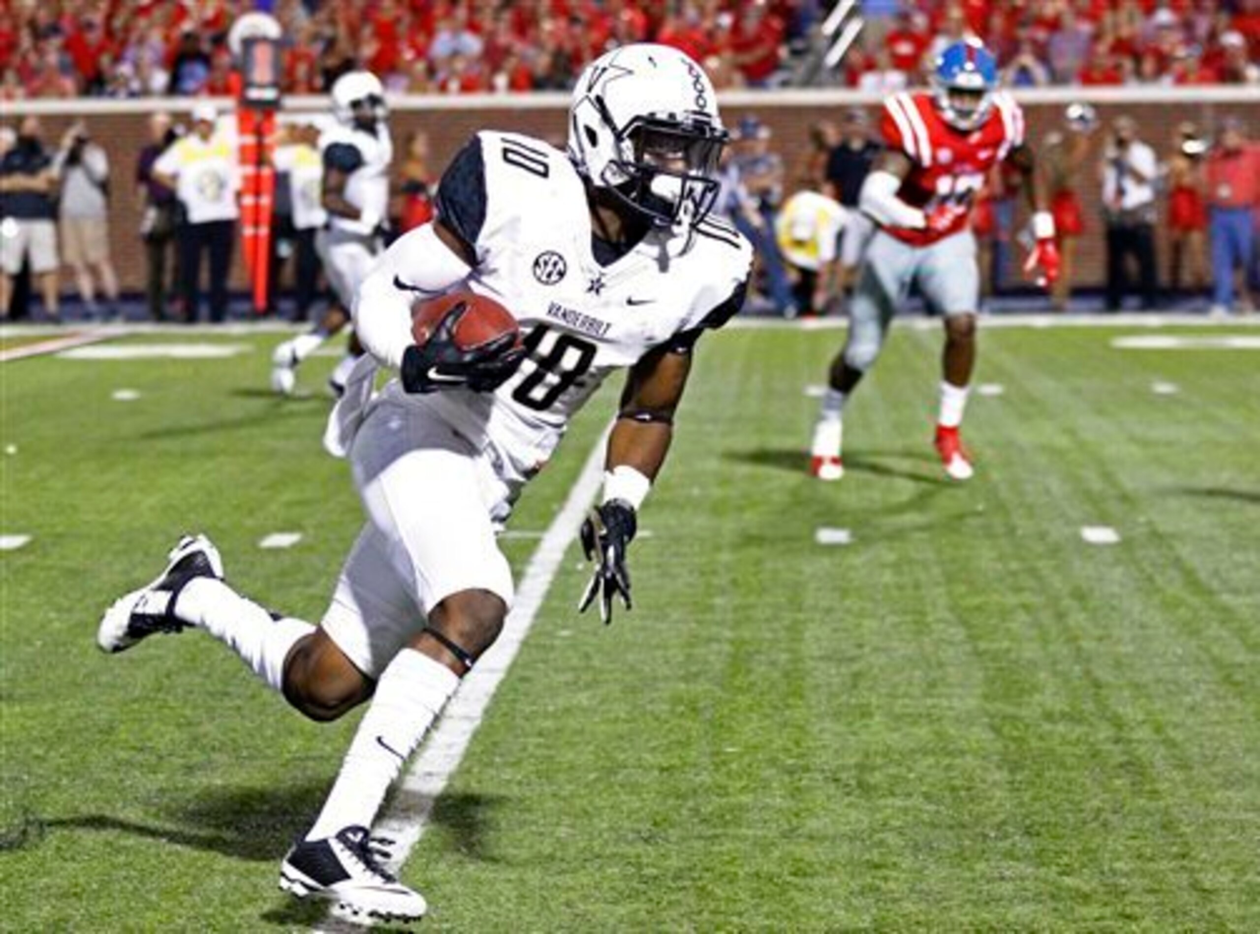 Trent Sherfield made a huge improvement in his second season in Vanderbilt's offense.