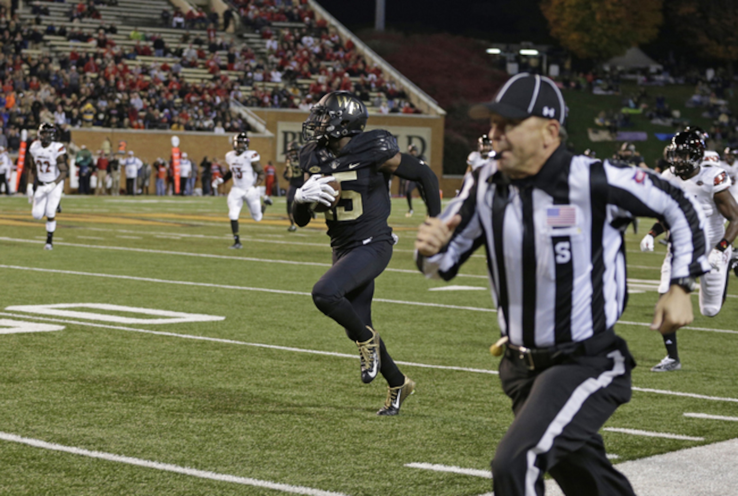 Cortez Lewis came on strong toward season's end for Wake Forest.
