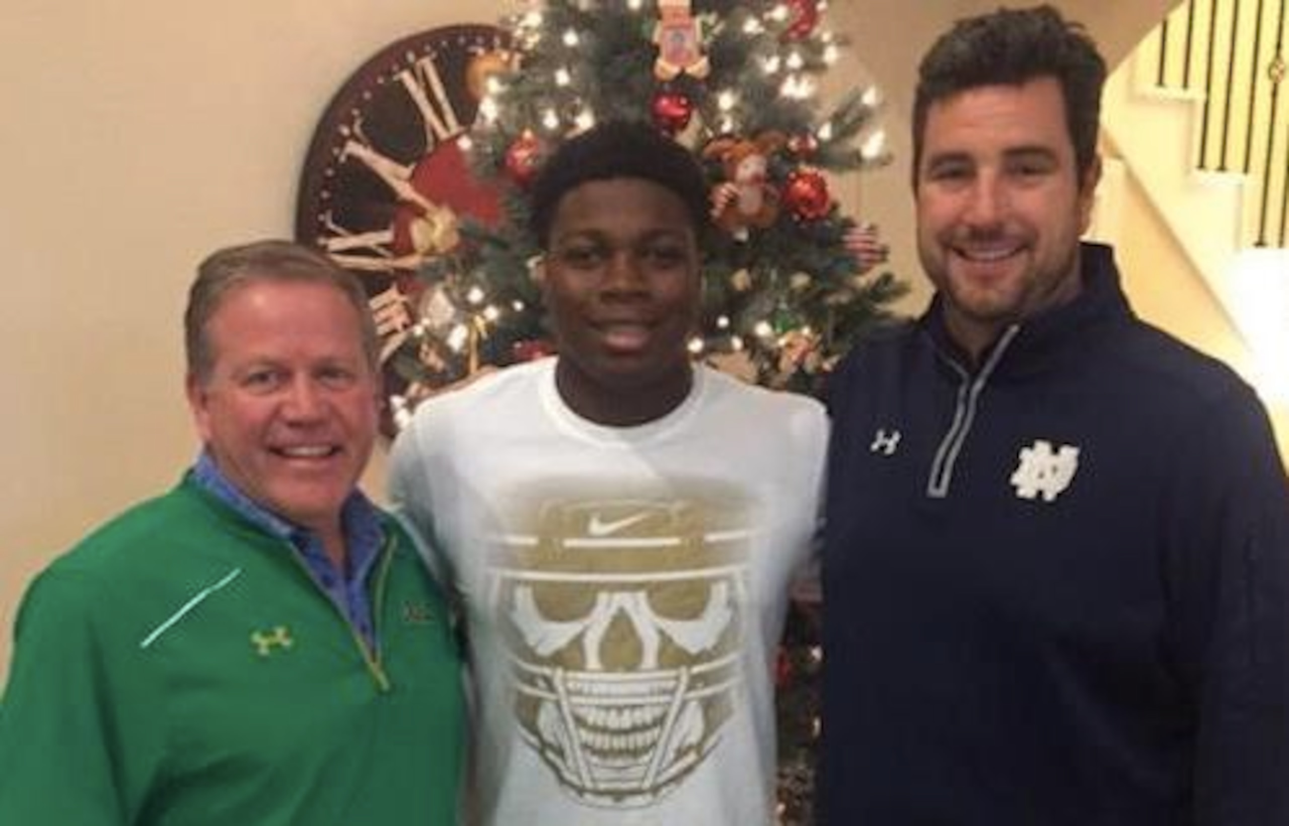 Brian Kelly, Jeffrey McCulloch and Mike Elston