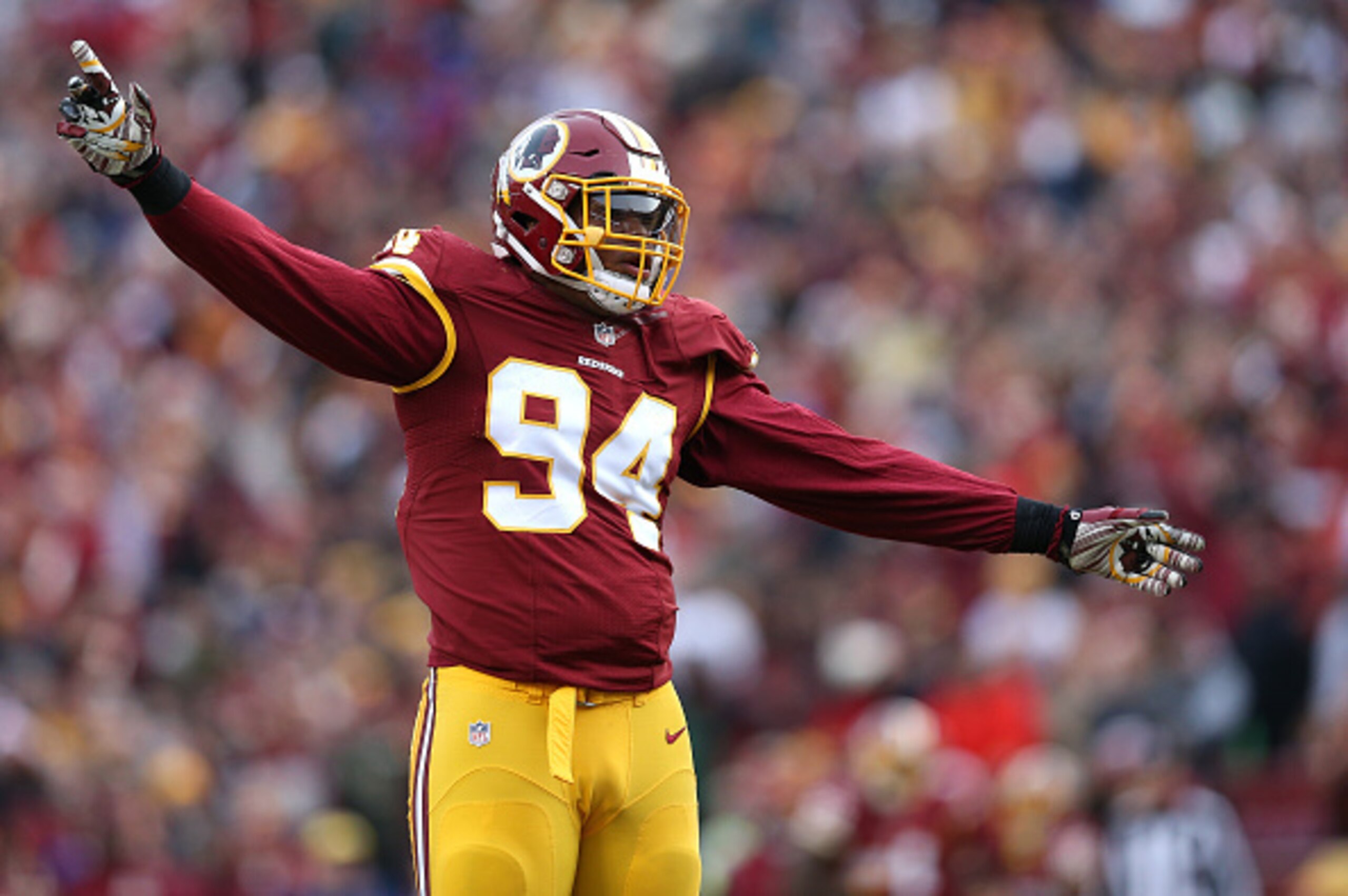Smith is emerging as a force for Washington's improving pass rush.