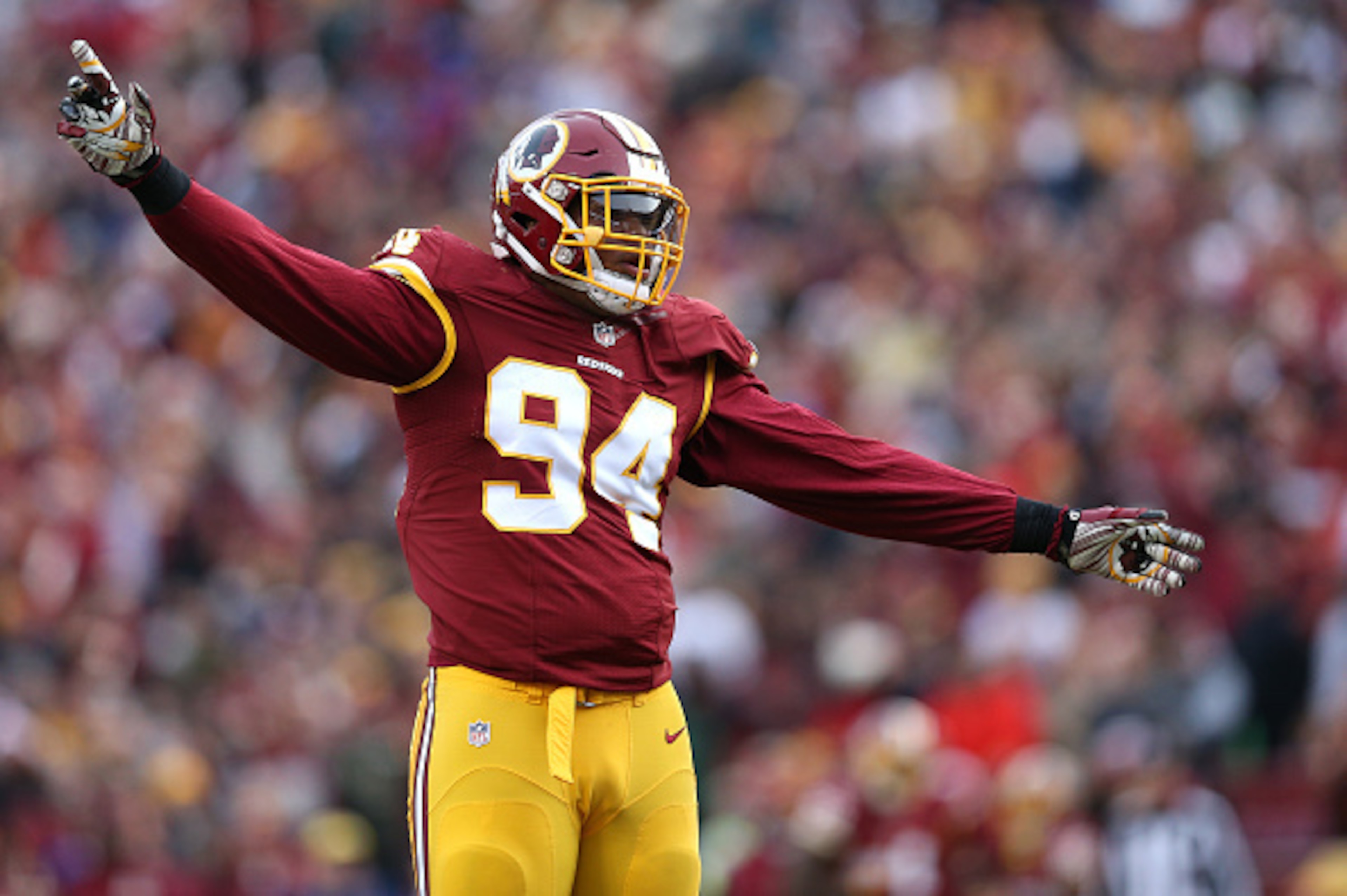 Smith is emerging as a force for Washington's improving pass rush.