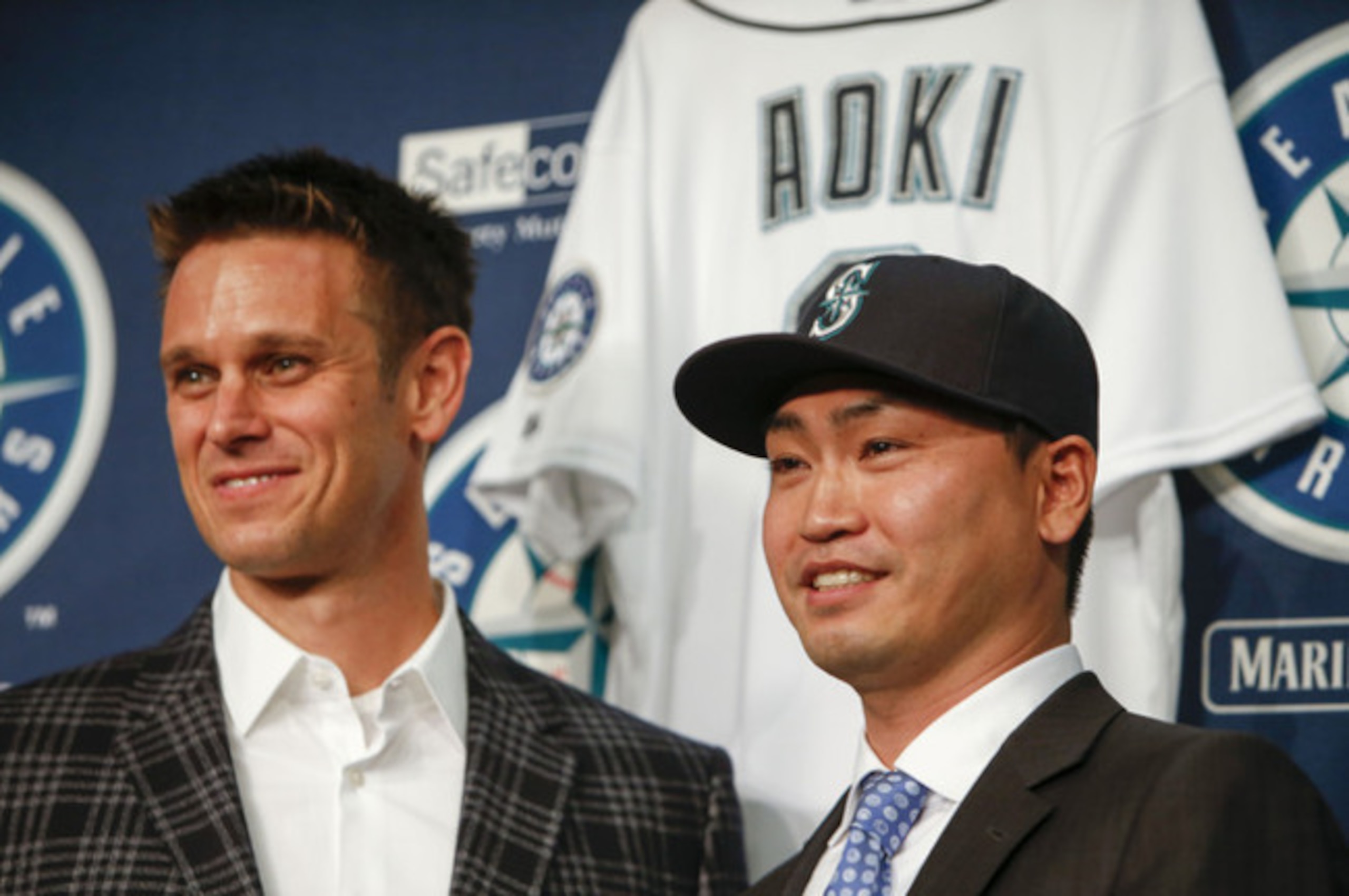 Nori Aoki is one of roughly a million players Jerry Dipoto acquired this winter. Nori Aoki is one of roughly a million players Jerry Dipoto acquired this winter.