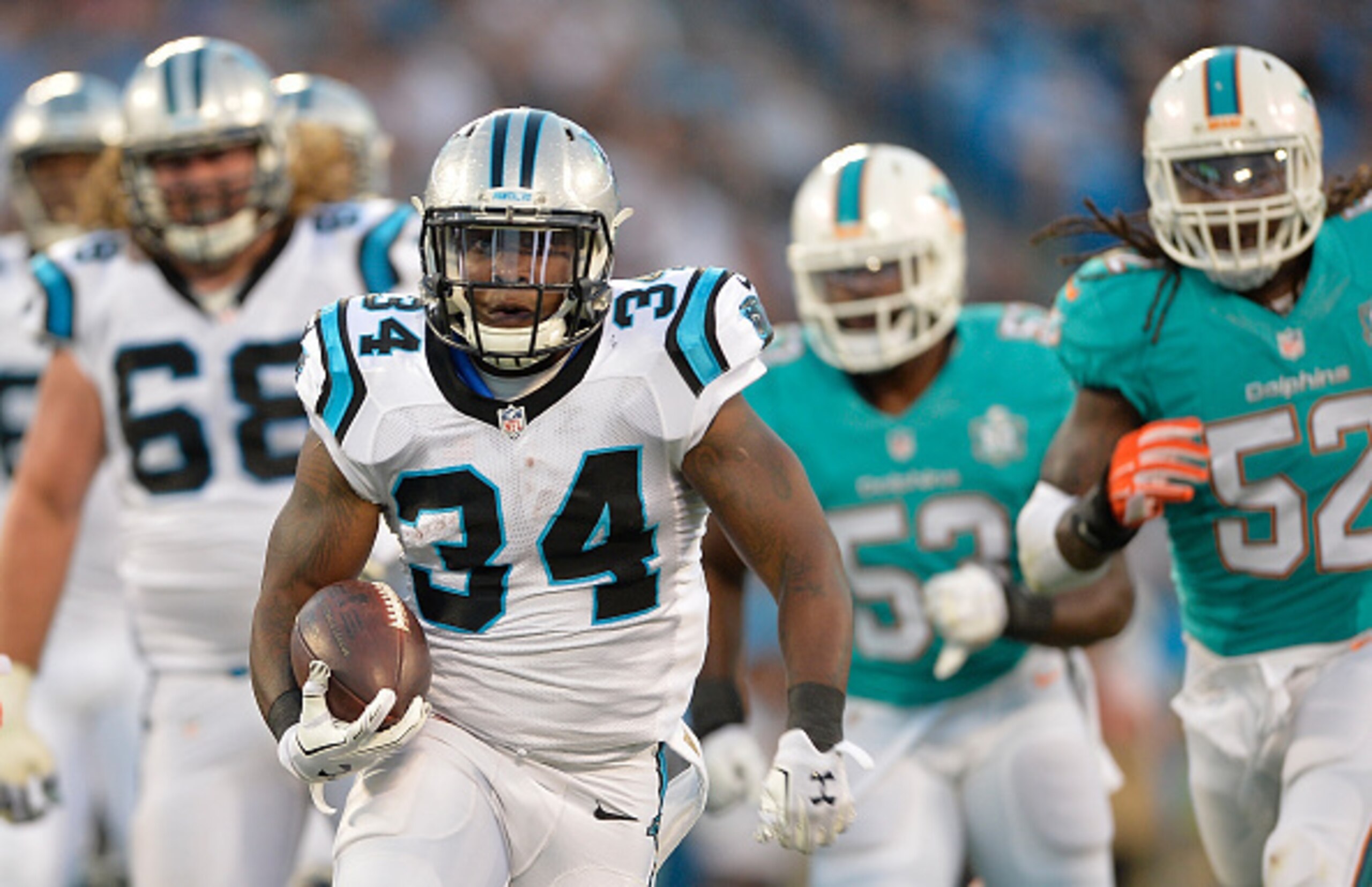 The Panthers are hurting at running back, so expect a busy day from Cameron Artis-Payne. The Panthers are hurting at running back, so expect a busy day from Cameron Artis-Payne.