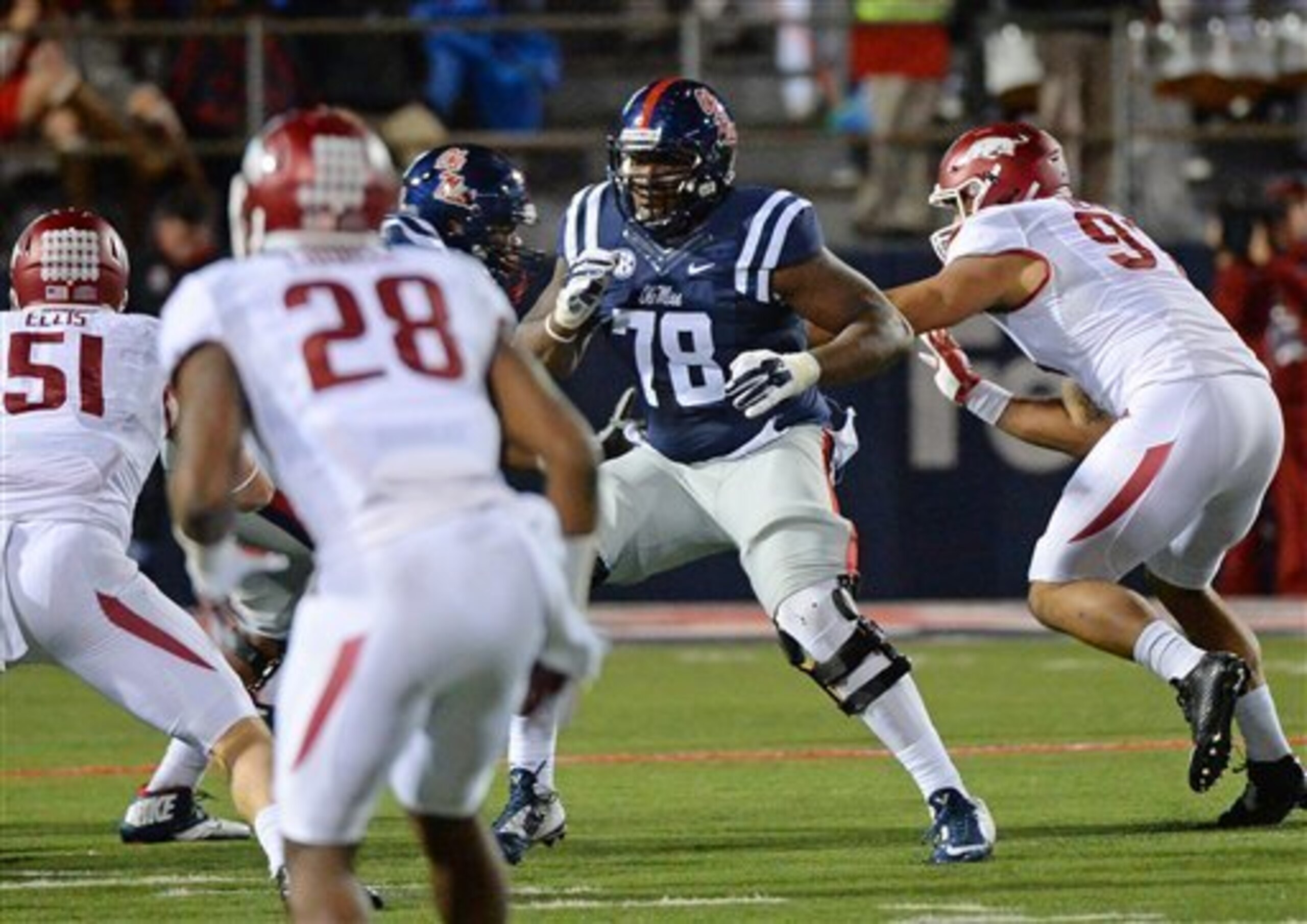 Laremy Tunsil is perhaps the top offensive lineman in college football.