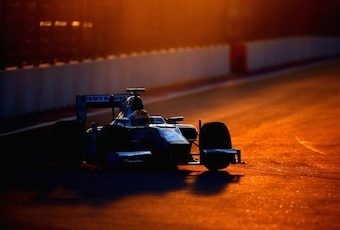Haryanto in his GP2 car at Sochi.