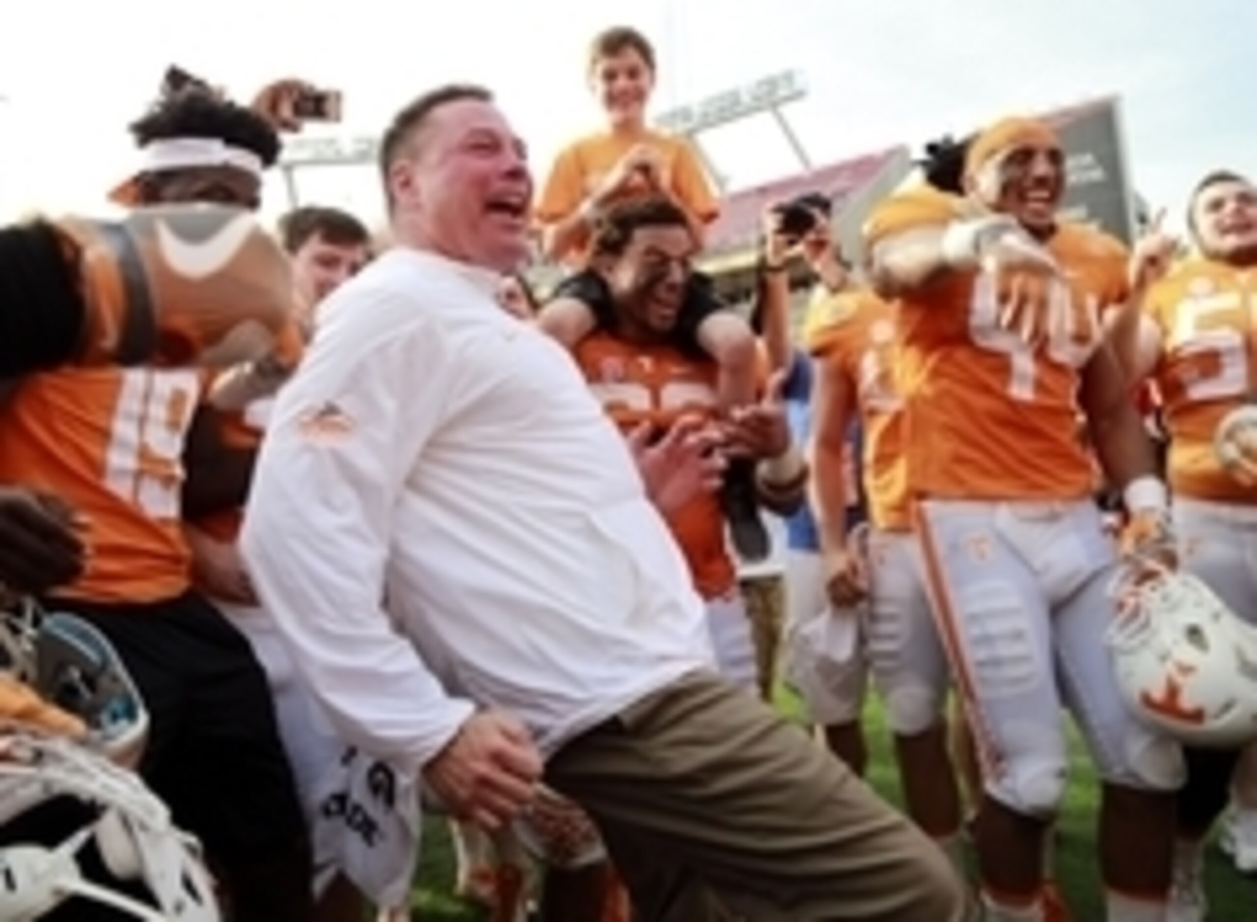 Tennessee head coach Butch Jones