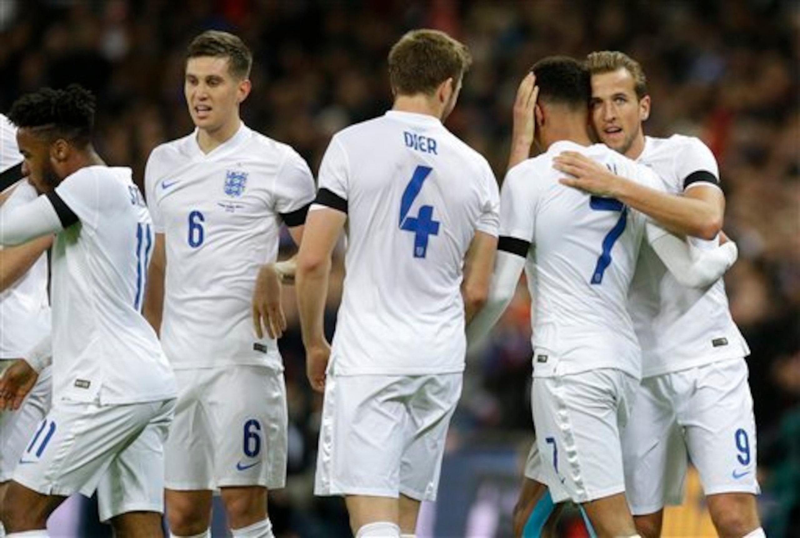 Eric Dier, Dele Alii and Harry Kane were all involved in England's most recent match, a friendly defeat of France.