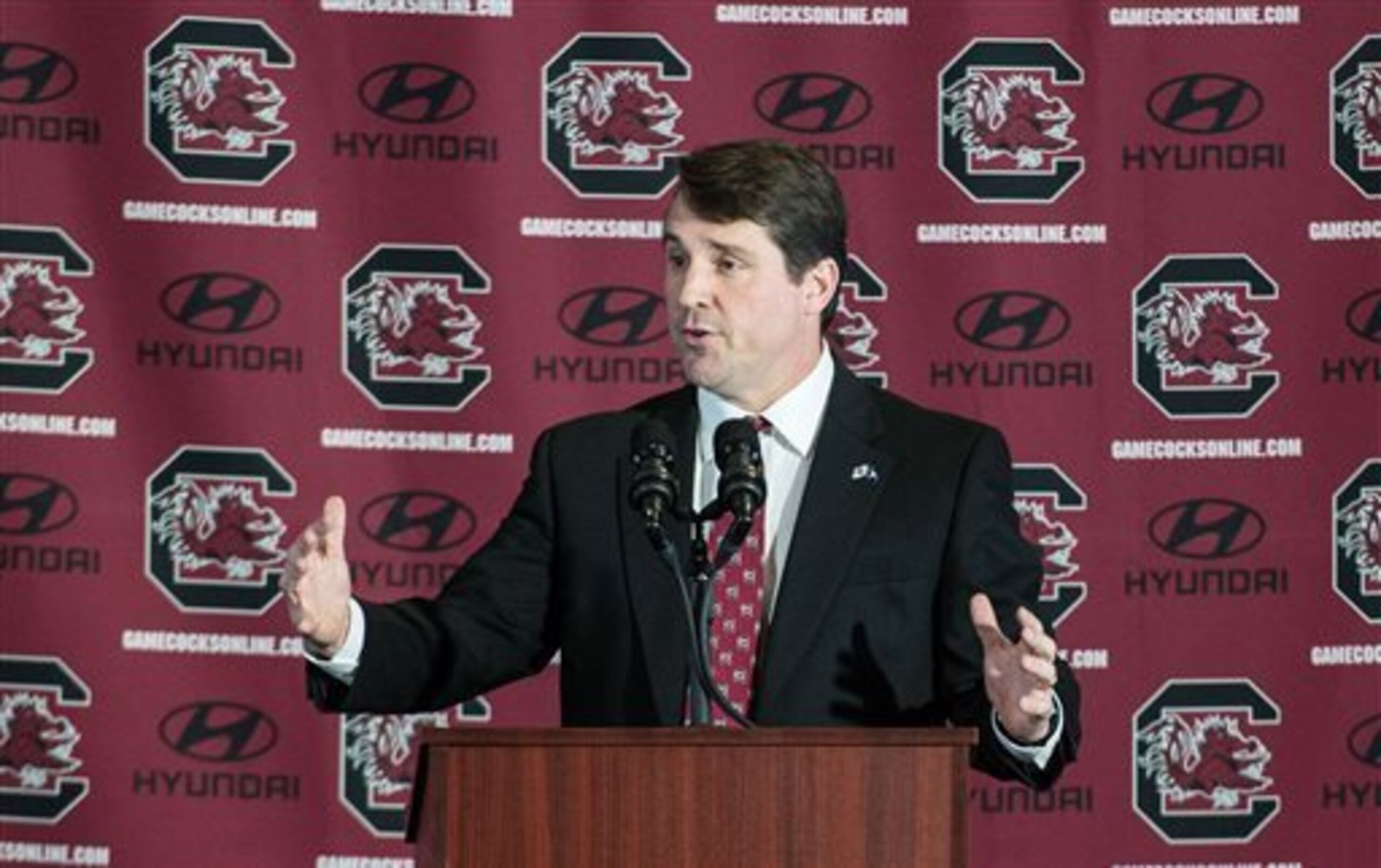 Will Muschamp is a less-than-impressive hire for South Carolina. Will Muschamp is a less-than-impressive hire for South Carolina.