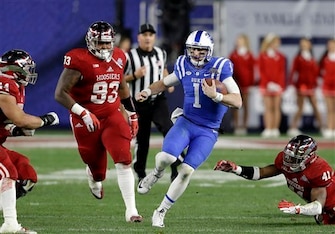 Thomas Sirk made plays in many ways for Duke this fall.