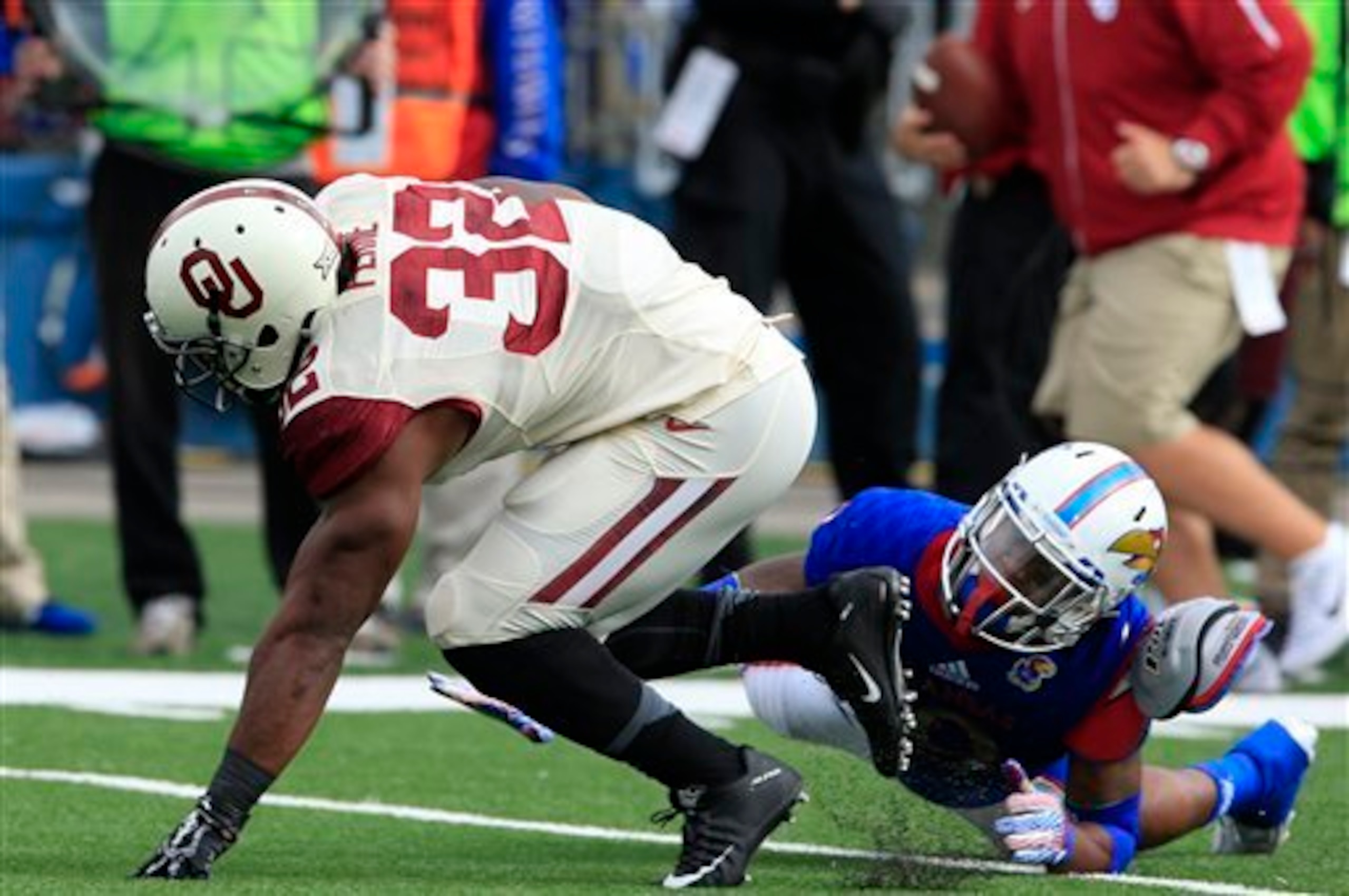 Fish Smithson had a great year in a tough season for Kansas.