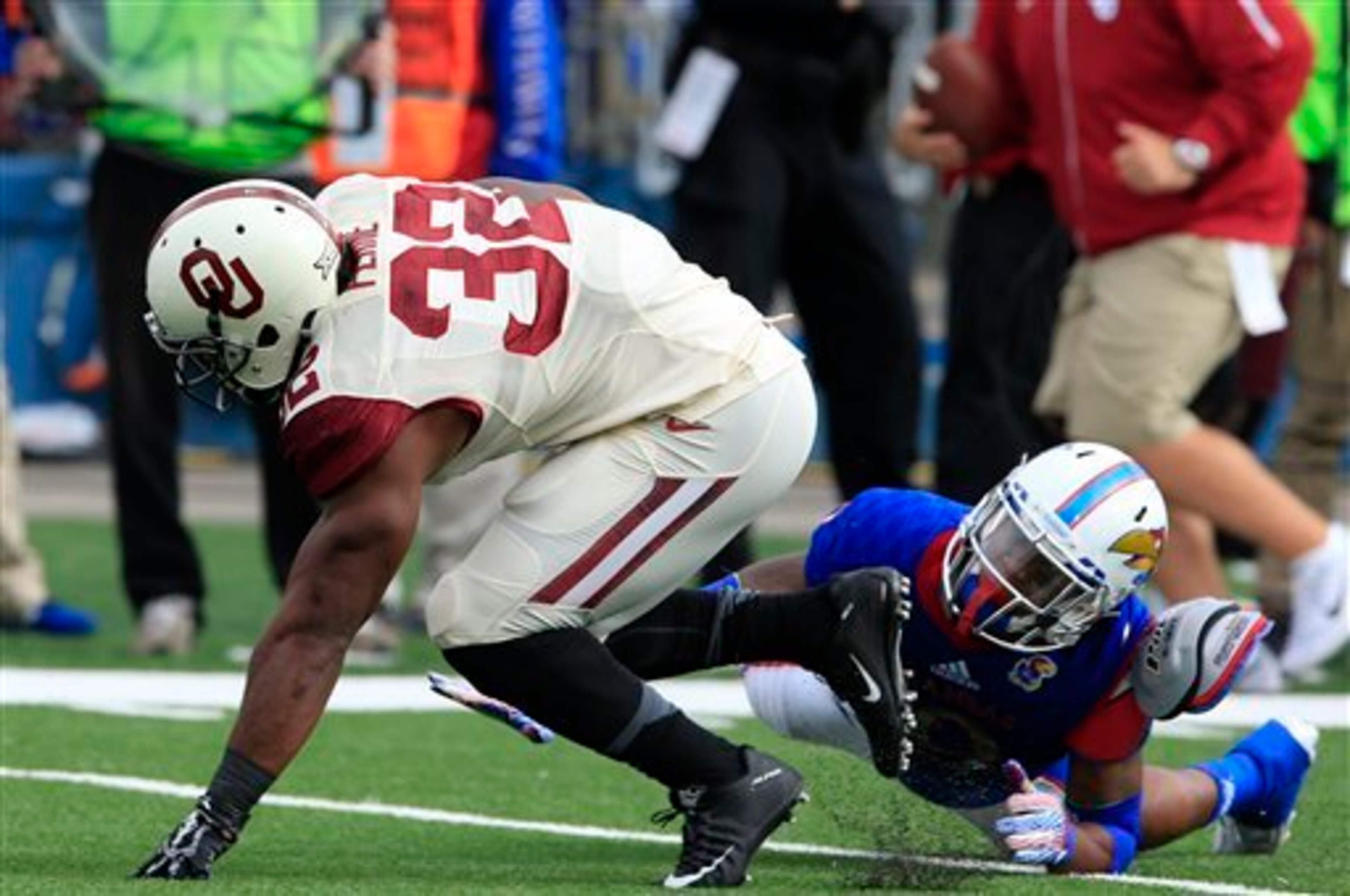 Fish Smithson had a great year in a tough season for Kansas.