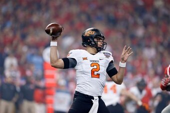 Mason Rudolph developed nicely in his first season as Oklahoma State's starting QB.