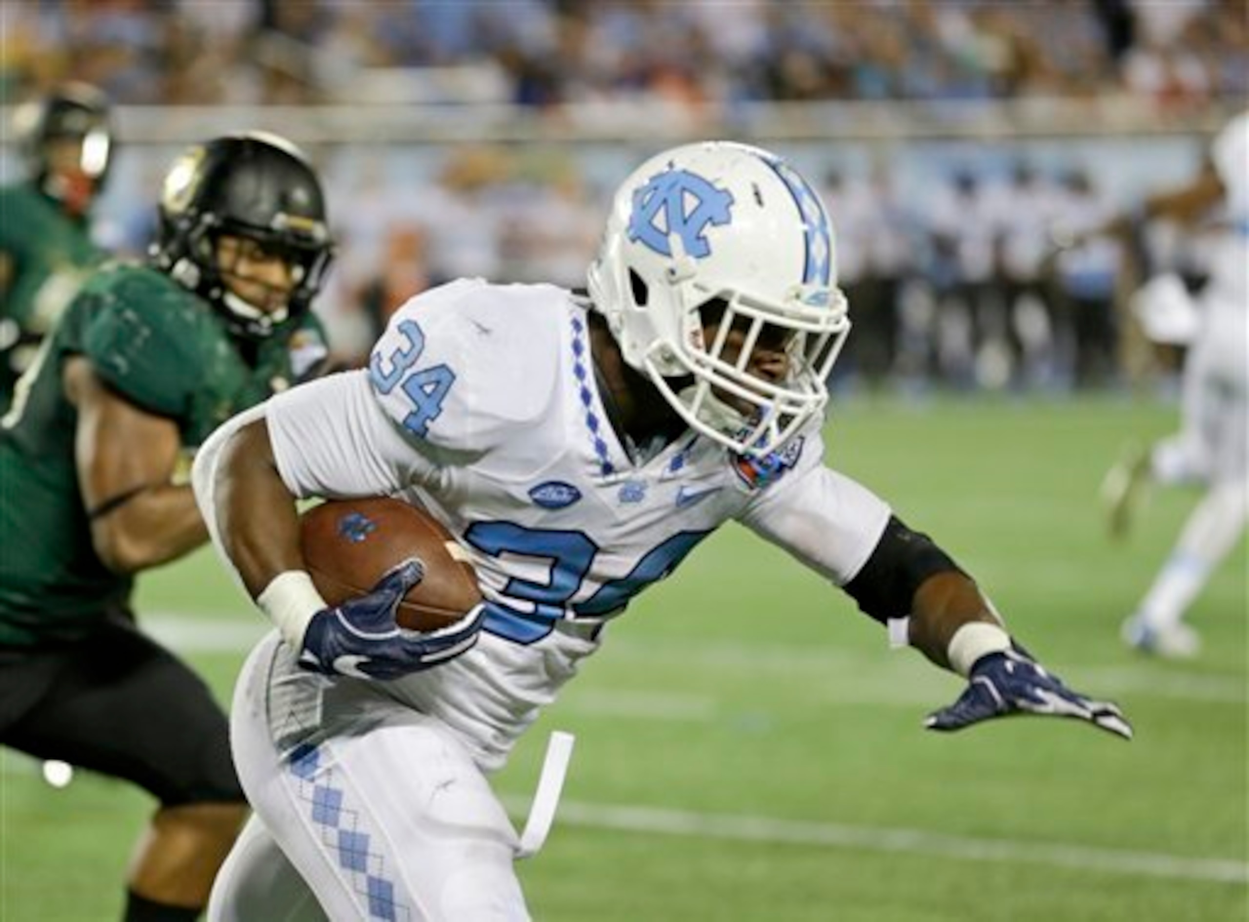 Elijah Hood will be one of the top backs in the ACC as a junior.