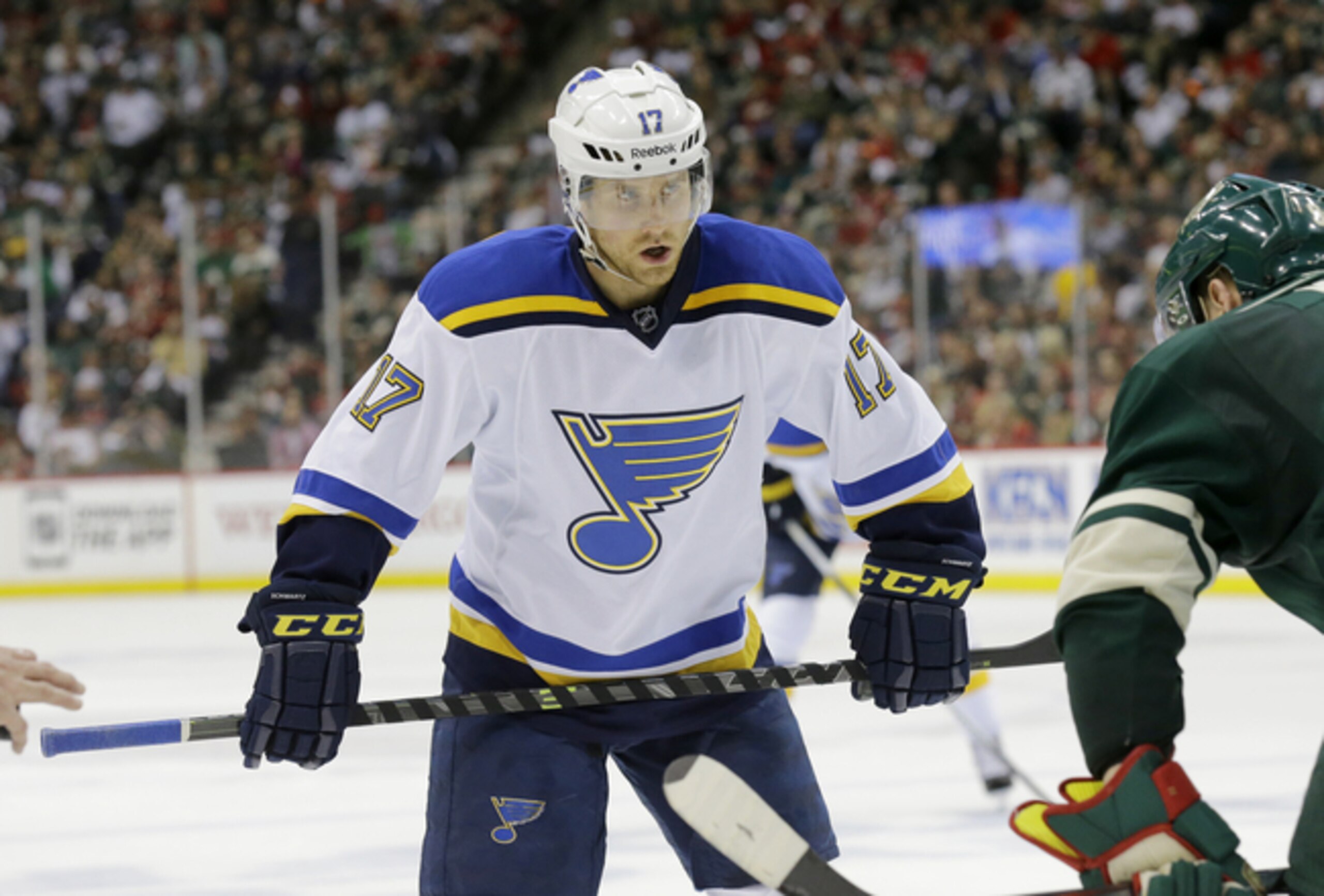 St. Louis Blues left wing Jaden Schwartz (fractured ankle) hasn't played since late-October.