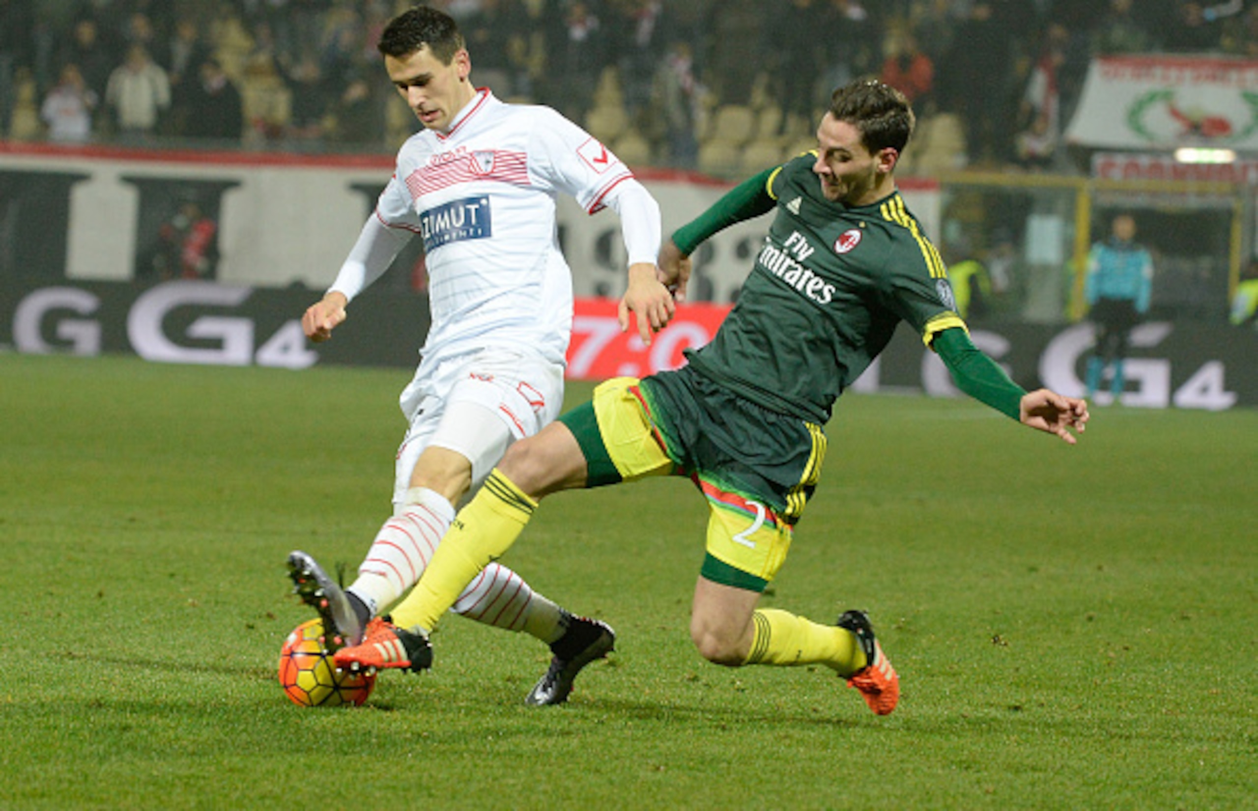 De Sciglio was burned on Carpi's goal.