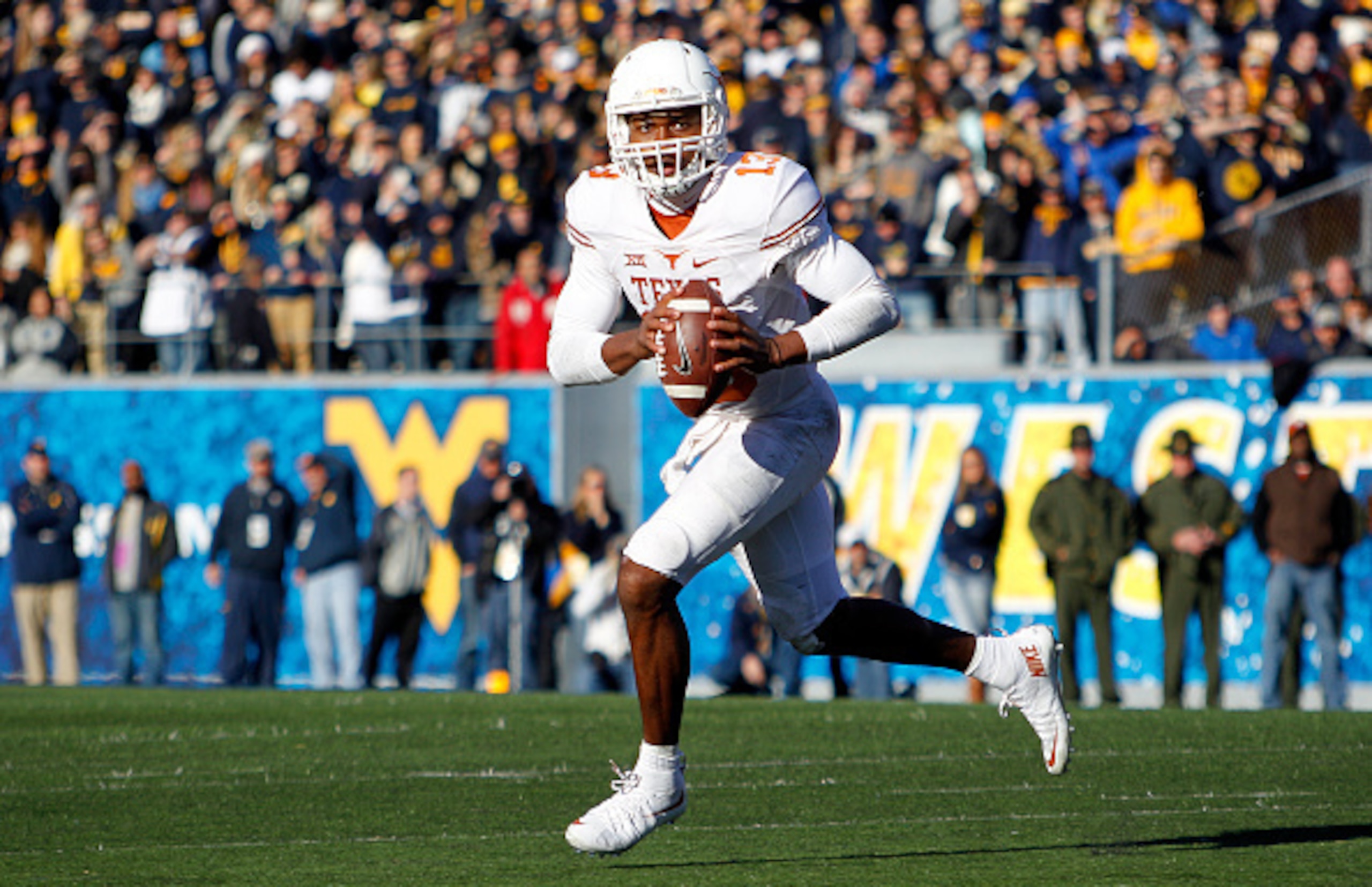 Without a clear-cut leader in the clubhouse, Texas needs as much competition as it can get at the quarterback position.