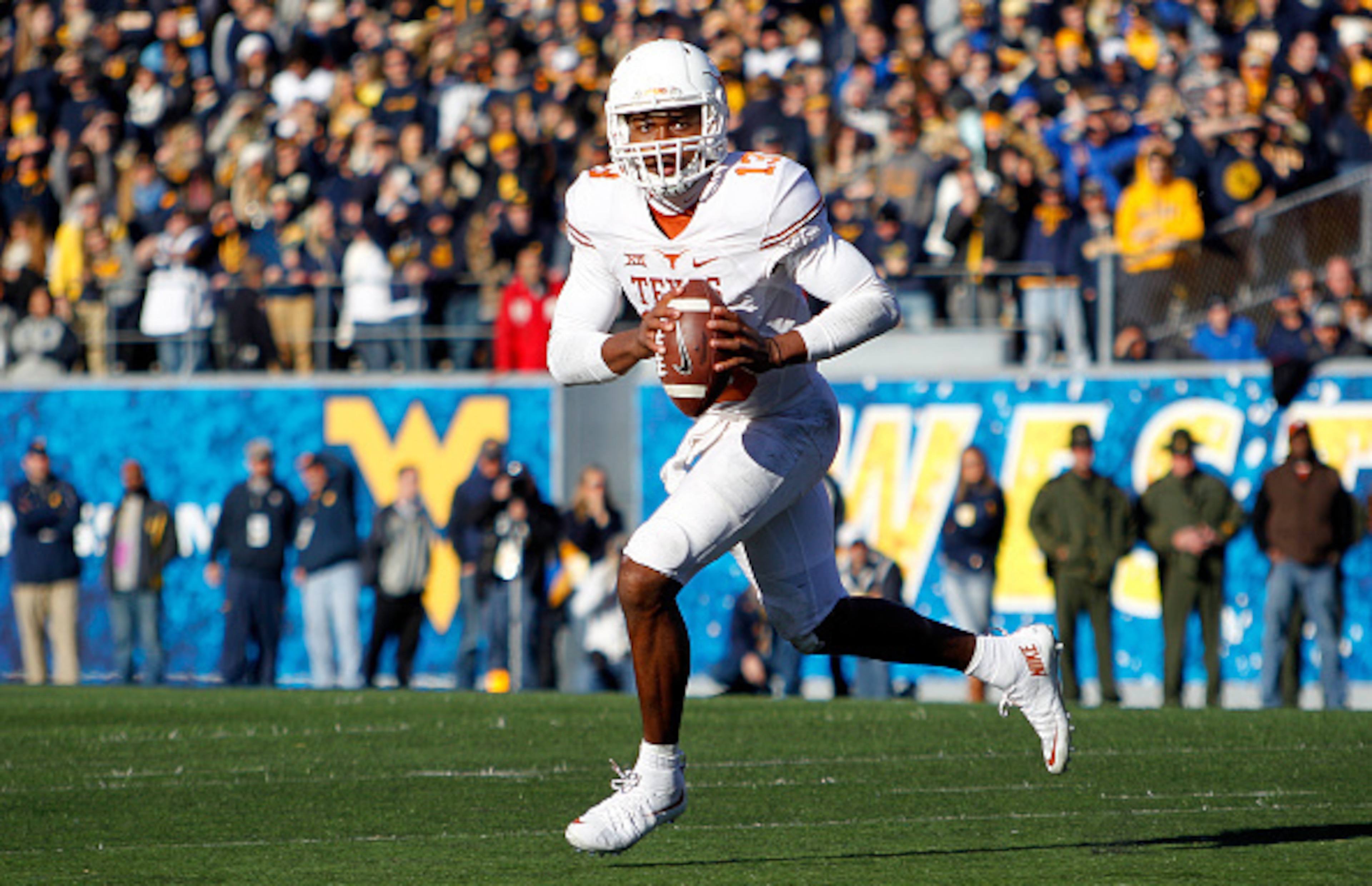 Without a clear-cut leader in the clubhouse, Texas needs as much competition as it can get at the quarterback position.