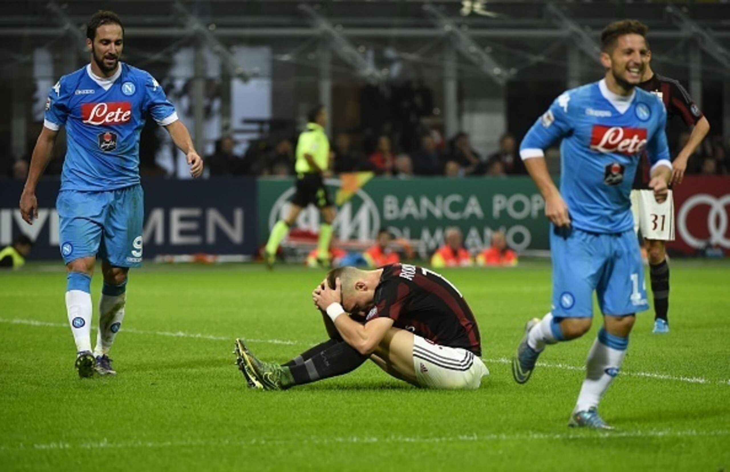 Napoli destroyed Milan at the San Siro in October. Napoli destroyed Milan at the San Siro in October.