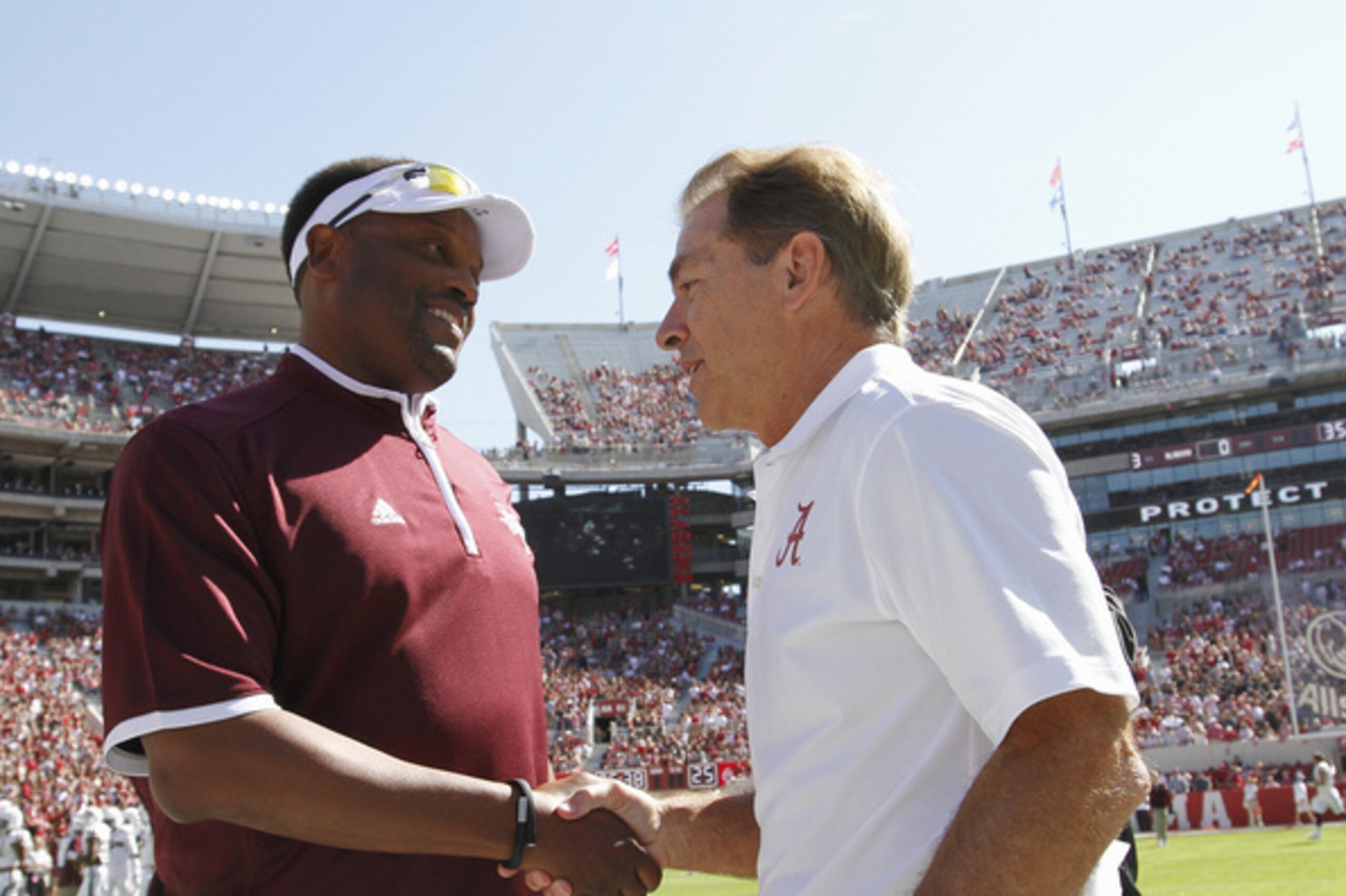 Fans of Texas A&M head coach Kevin Sumlin and Alabama head coach Nick Saban are hoping their teams end the 2016 recruiting cycle on high notes...for their own specific reasons, of course.