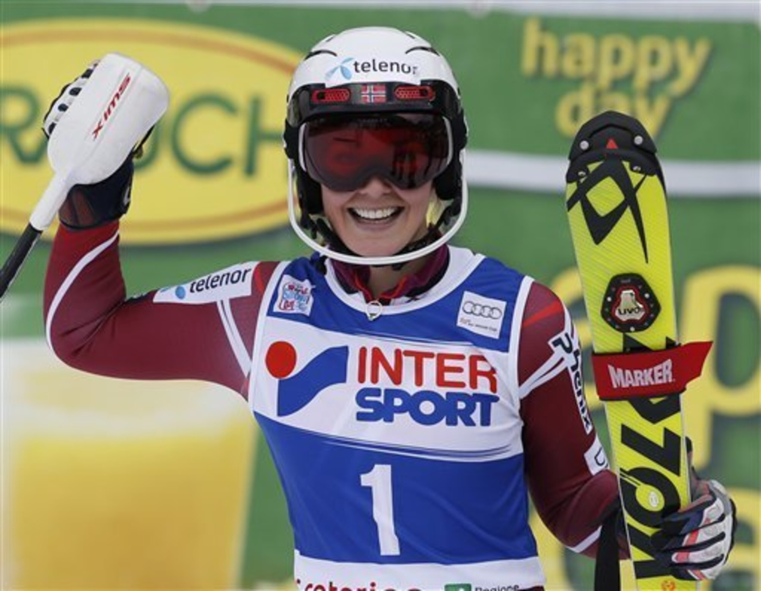 Nina Loeseth's first World Cup victory had been coming after a strong start to the season.