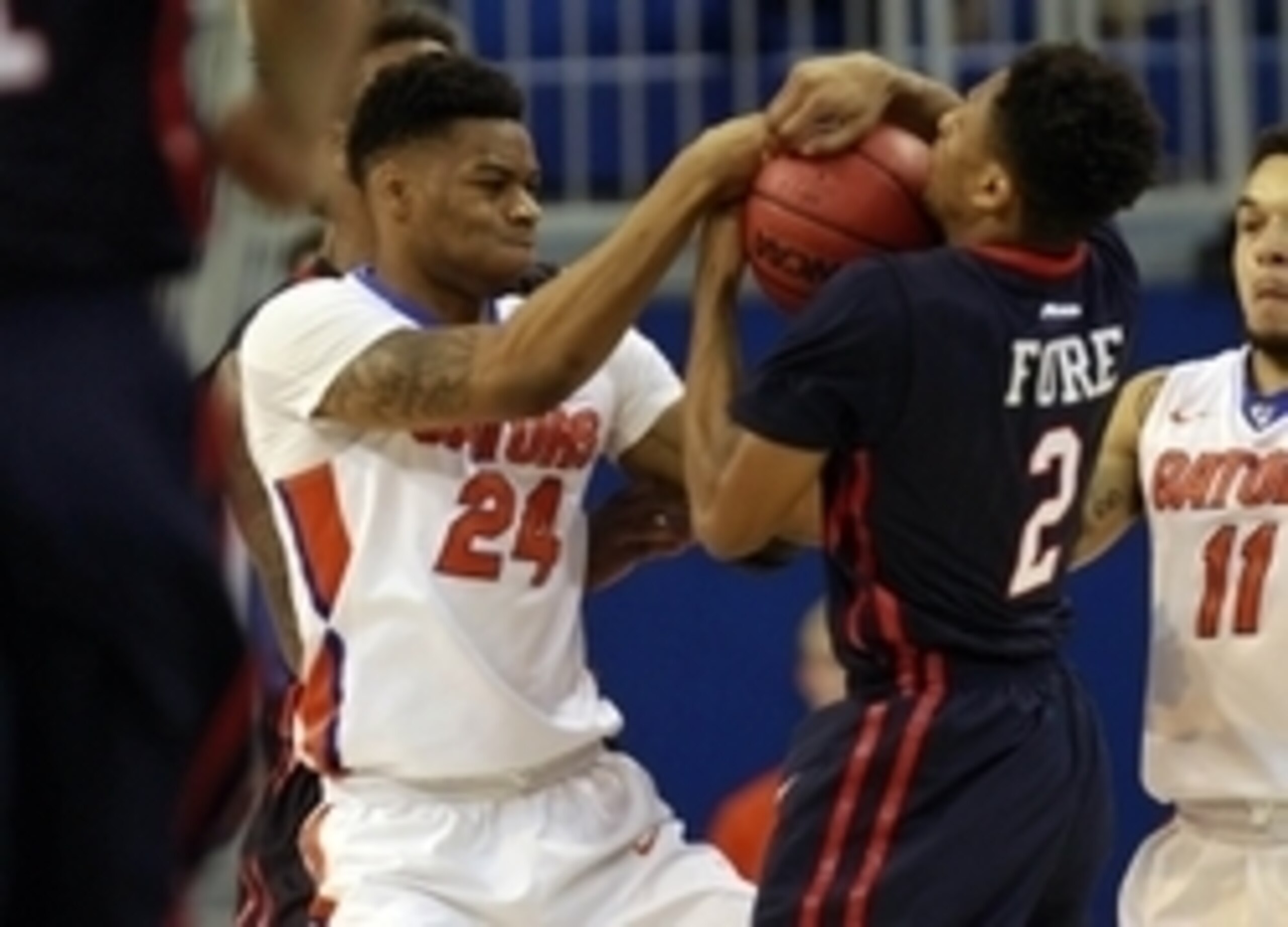 Justin Leon (left)
