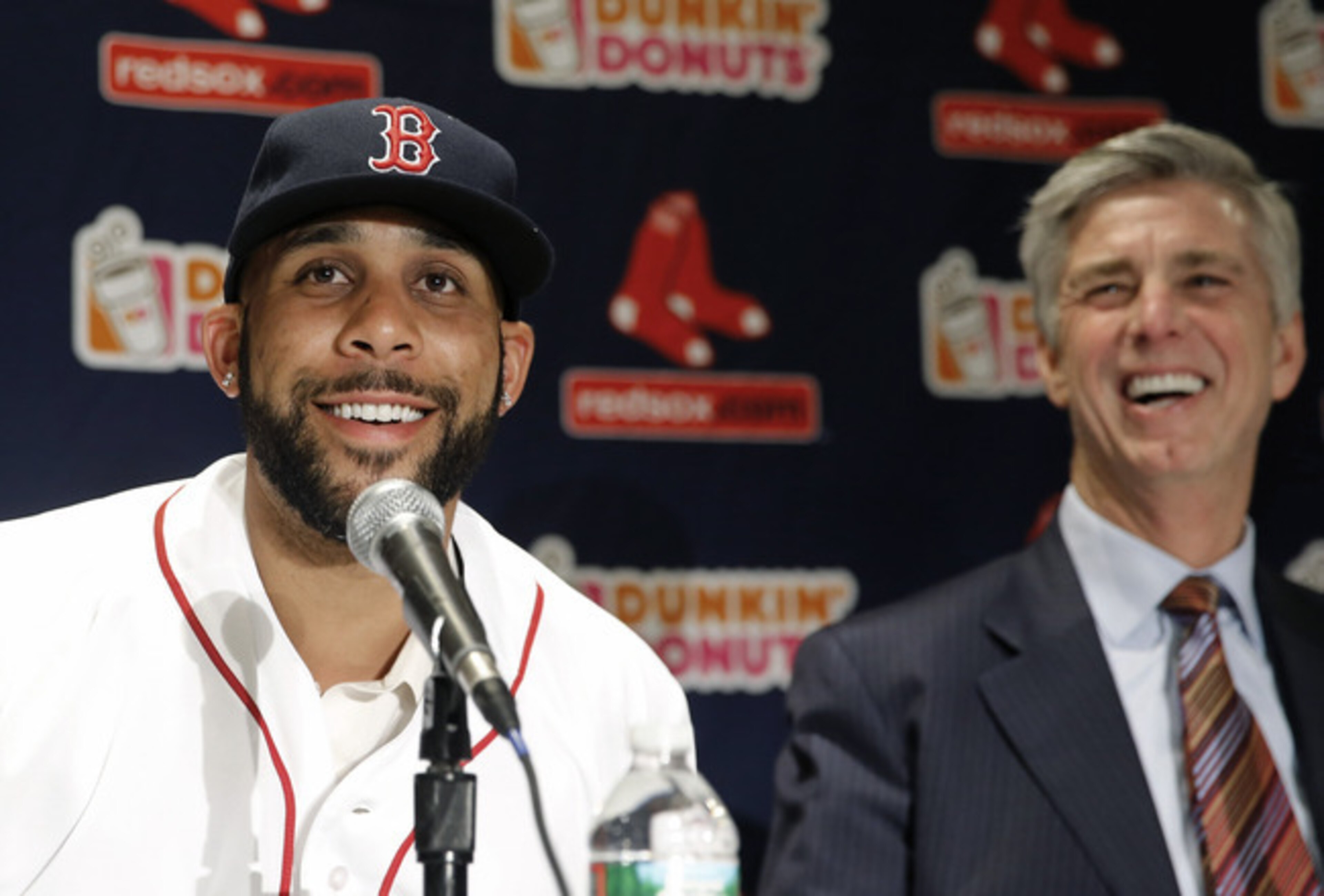 David Price (left) can opt out of his seven-year contract after the 2018 season.