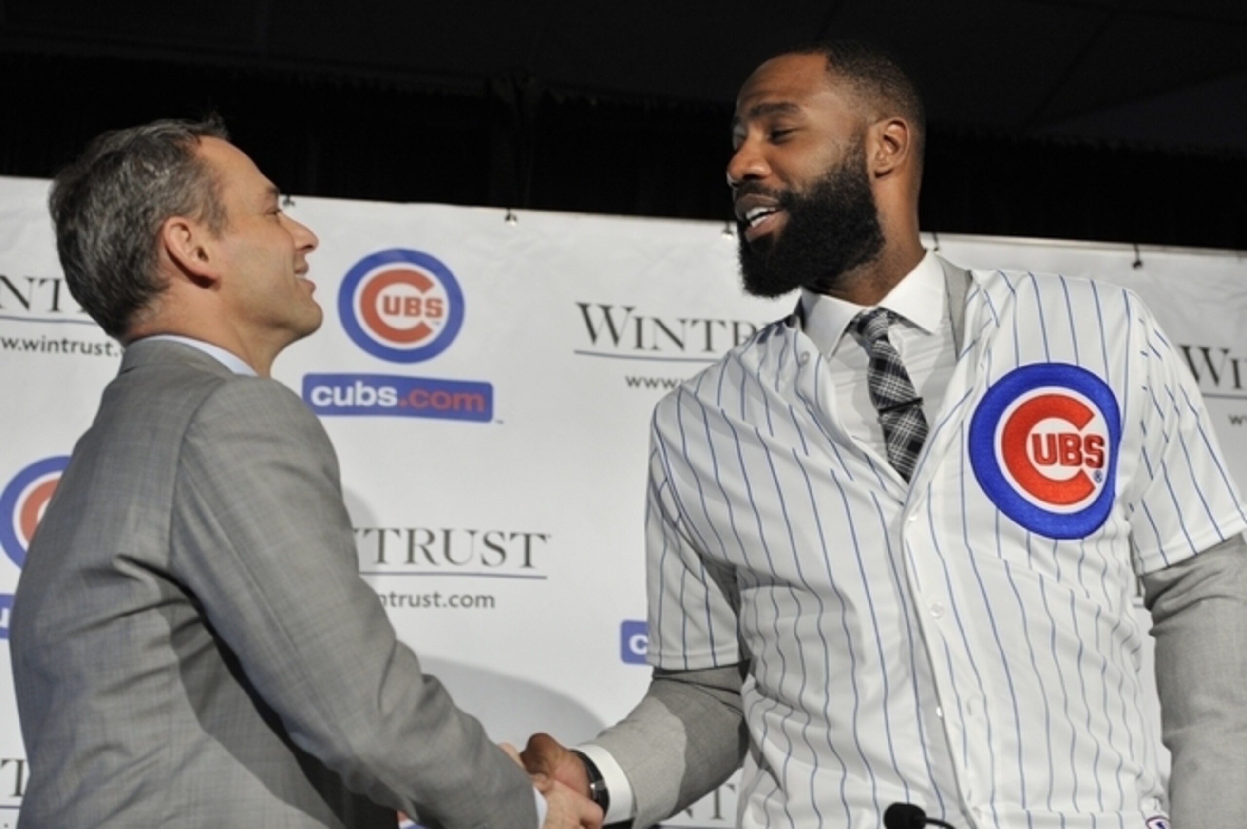 Will Jason Heyward (right) give the Cubs the edge in the NL Central?