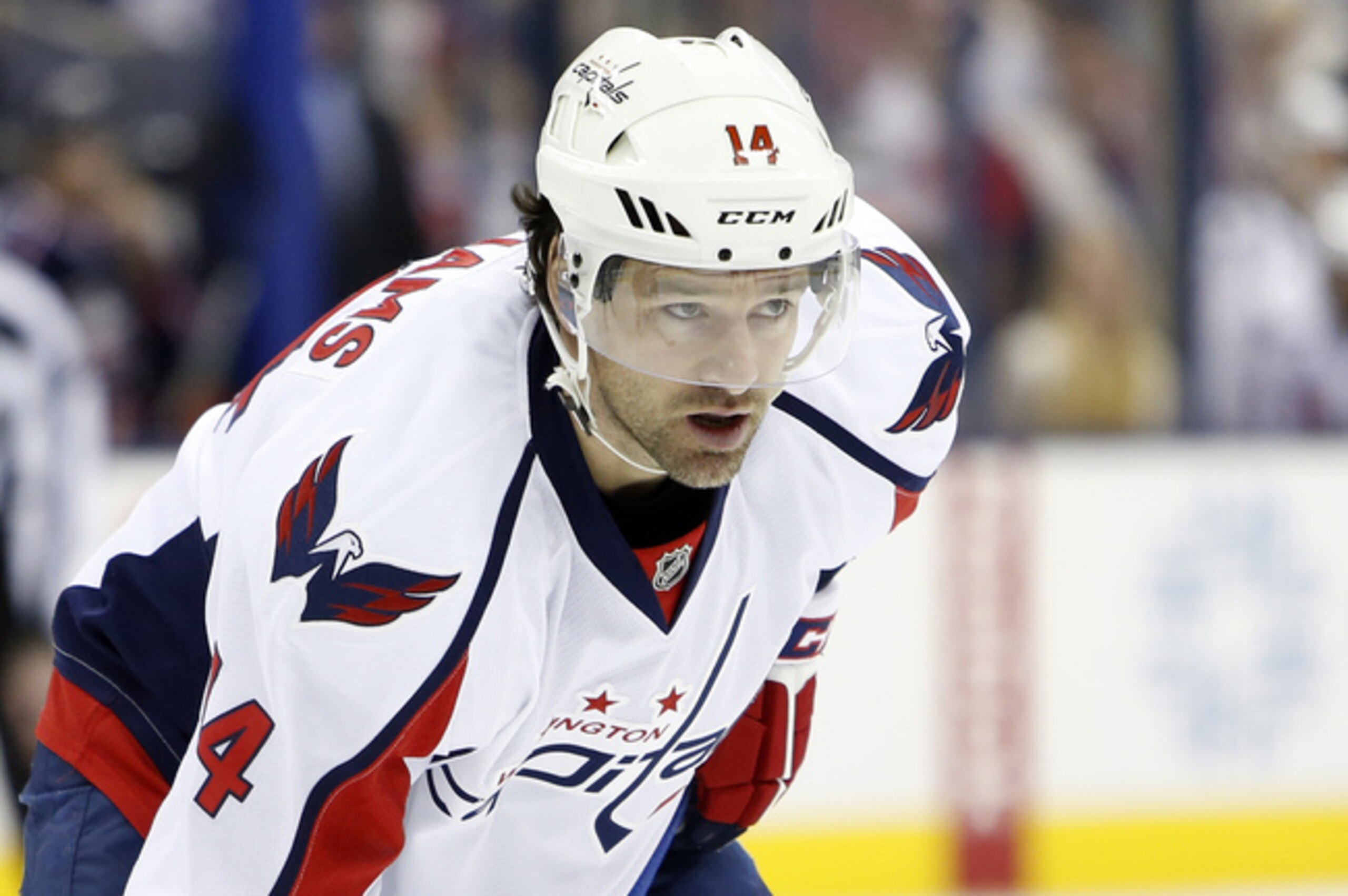 Justin Williams is providing scoring depth at right wing for the Washington Capitals.
