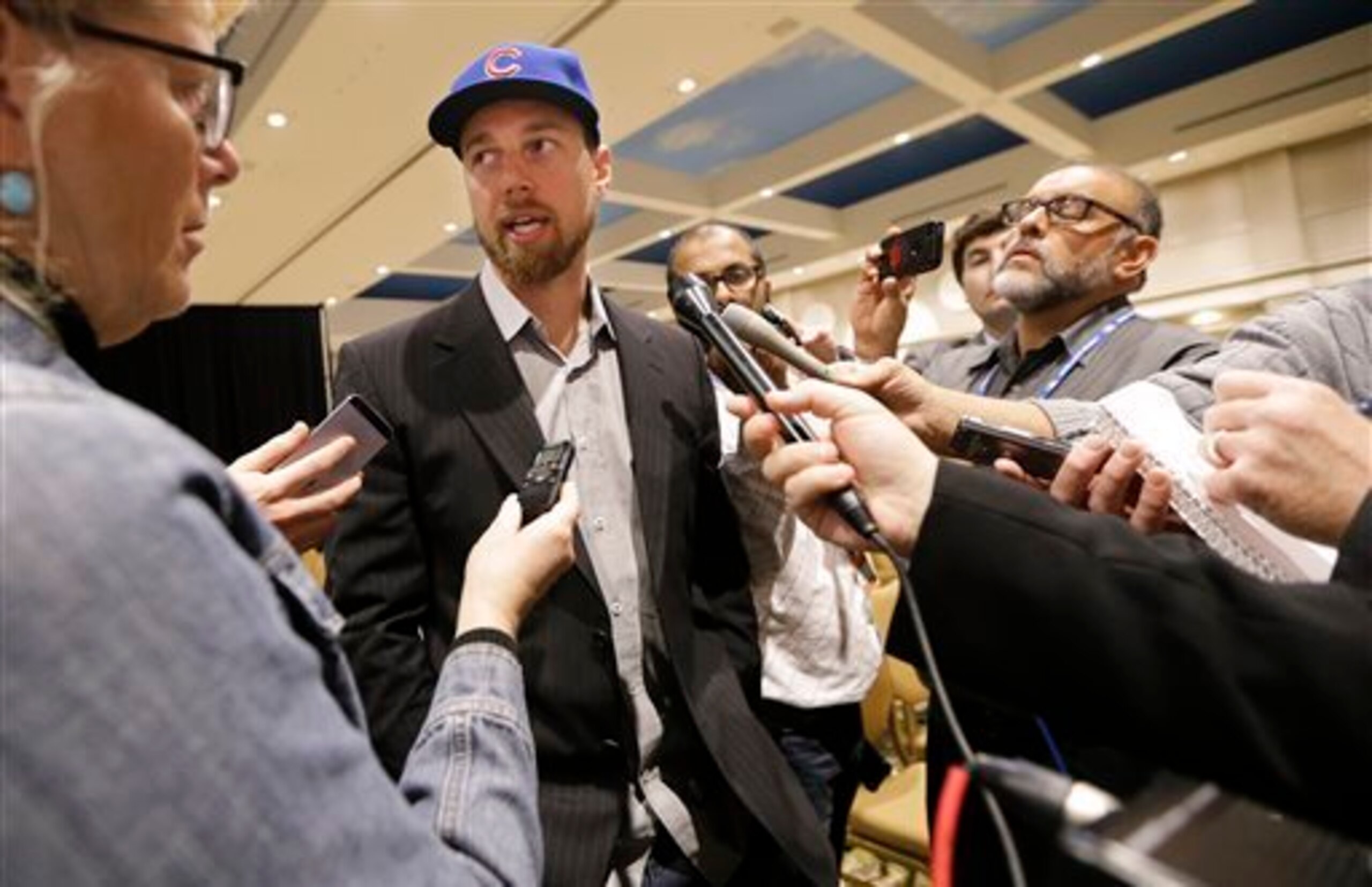 Ben Zobrist has the on-base skills to lead the line for the Cubs.