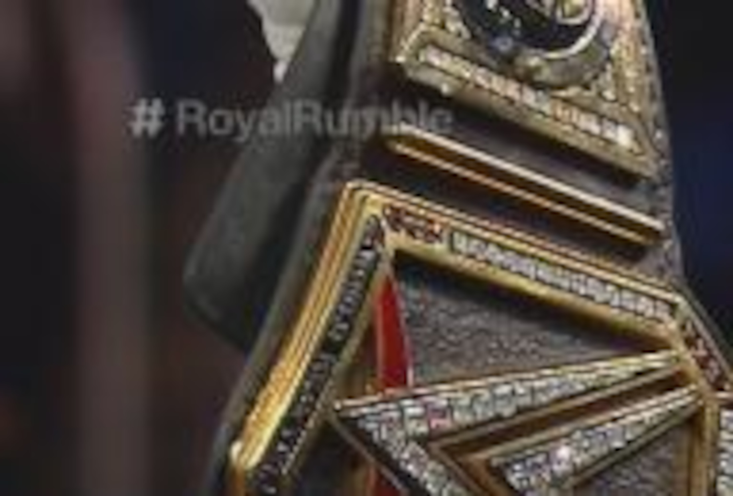 Triple H celebrates his 14th world title reign at Royal Rumble.