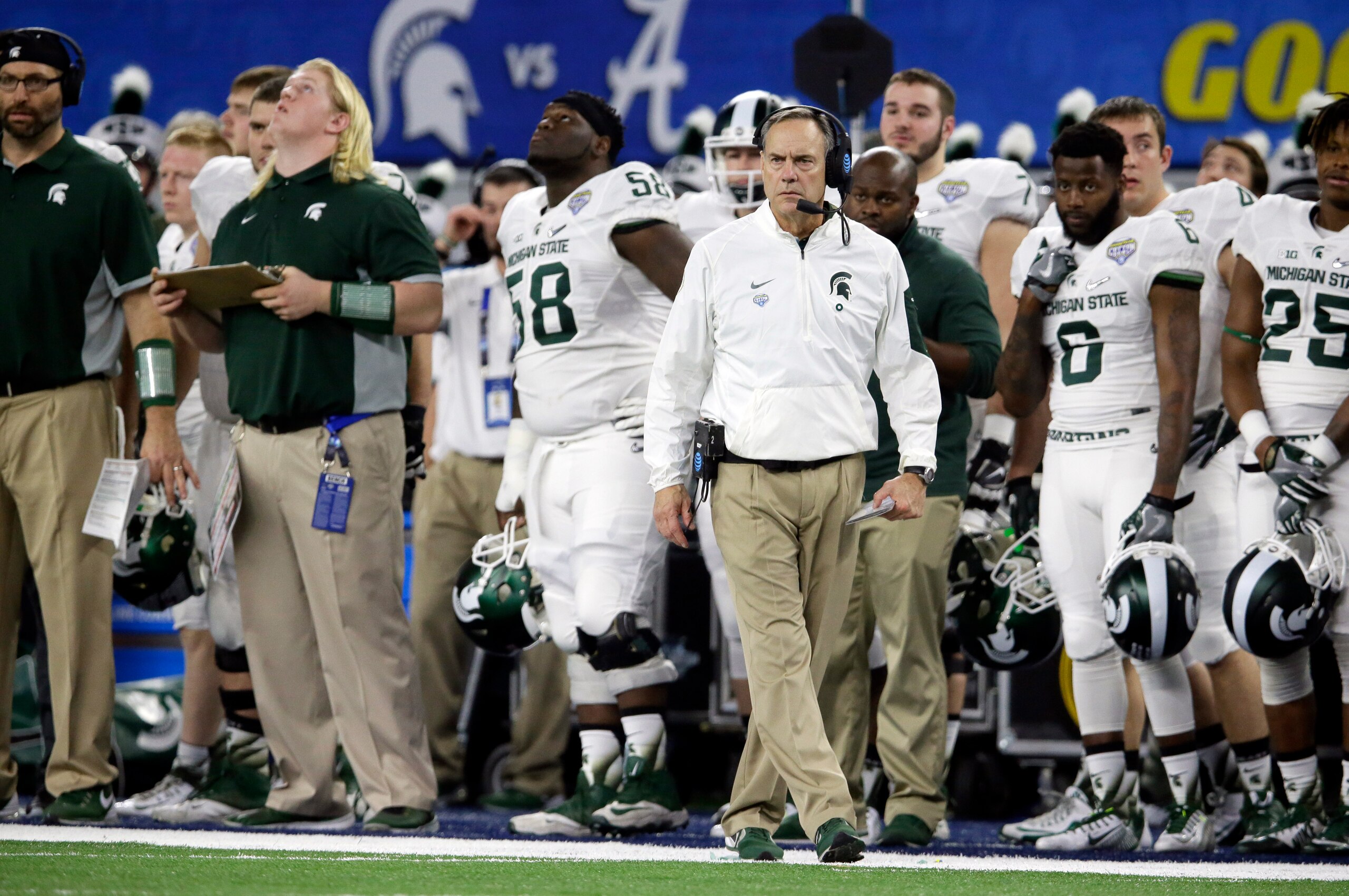 Mark Dantonio and Michigan State will be a serious challenge for BYU.