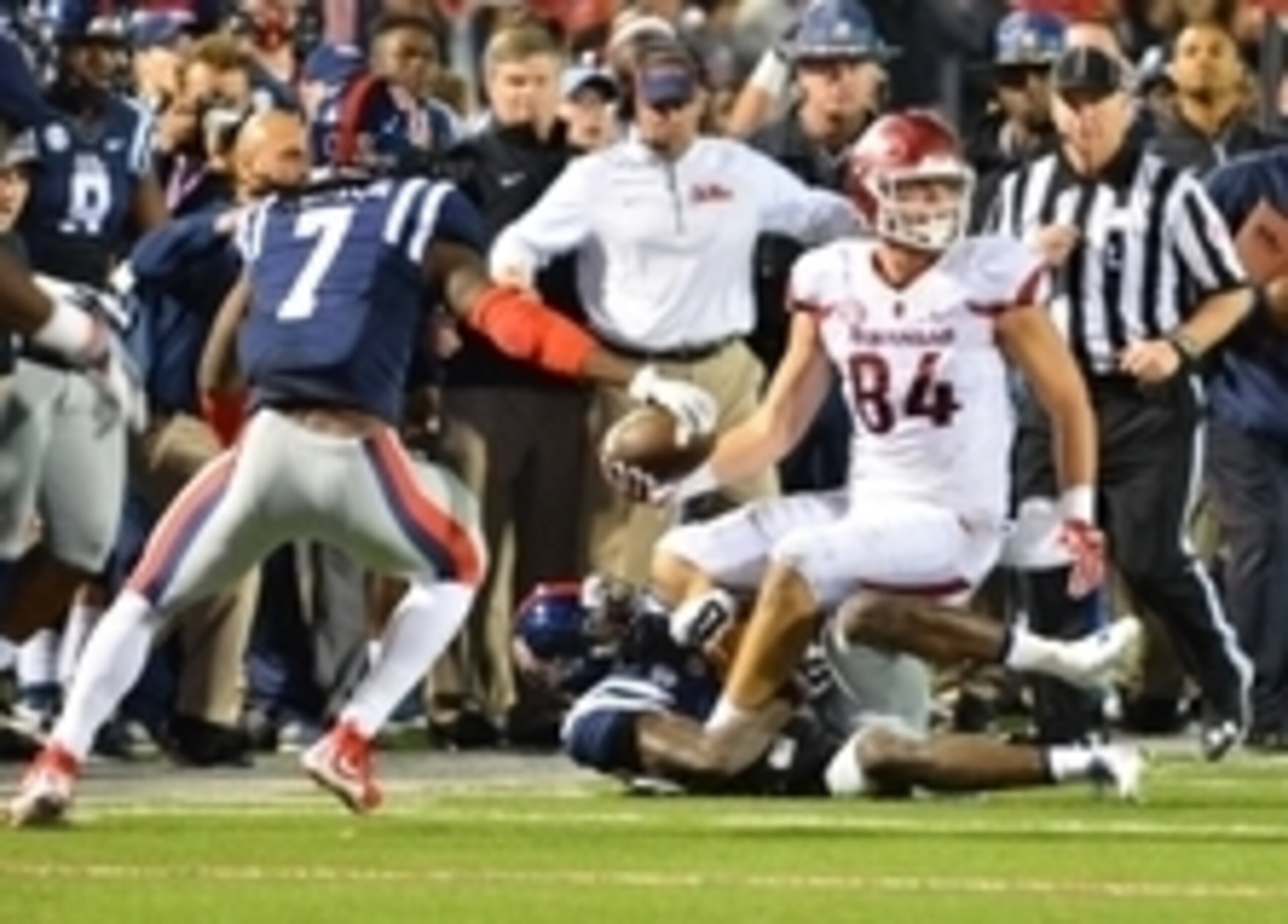 Hunter Henry, who may have made the play of the year, hopes to be a first-round pick. Hunter Henry, who may have made the play of the year, hopes to be a first-round pick.