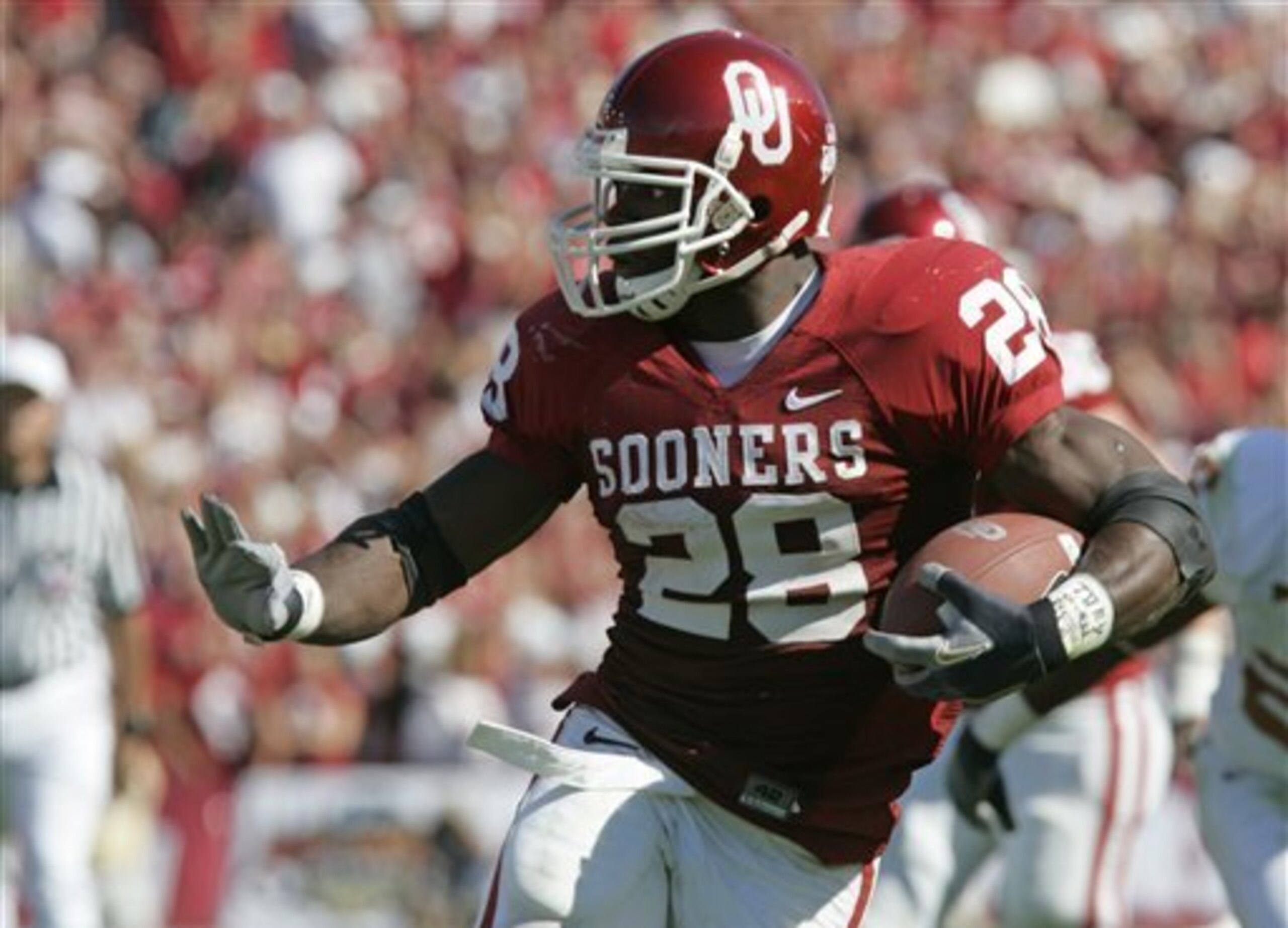 Former Oklahoma RB Adrian Peterson