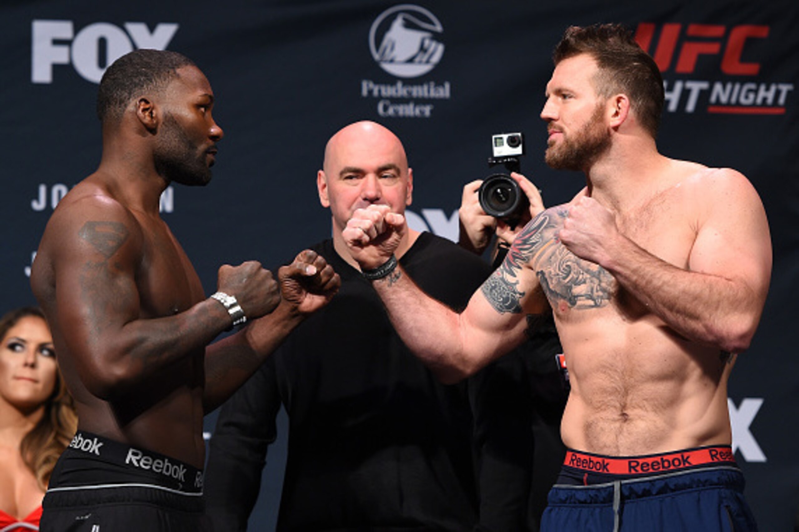 Anthony Johnson (left) and Ryan Bader faced off at UFC on Fox 18. Anthony Johnson (left) and Ryan Bader faced off at UFC on Fox 18.