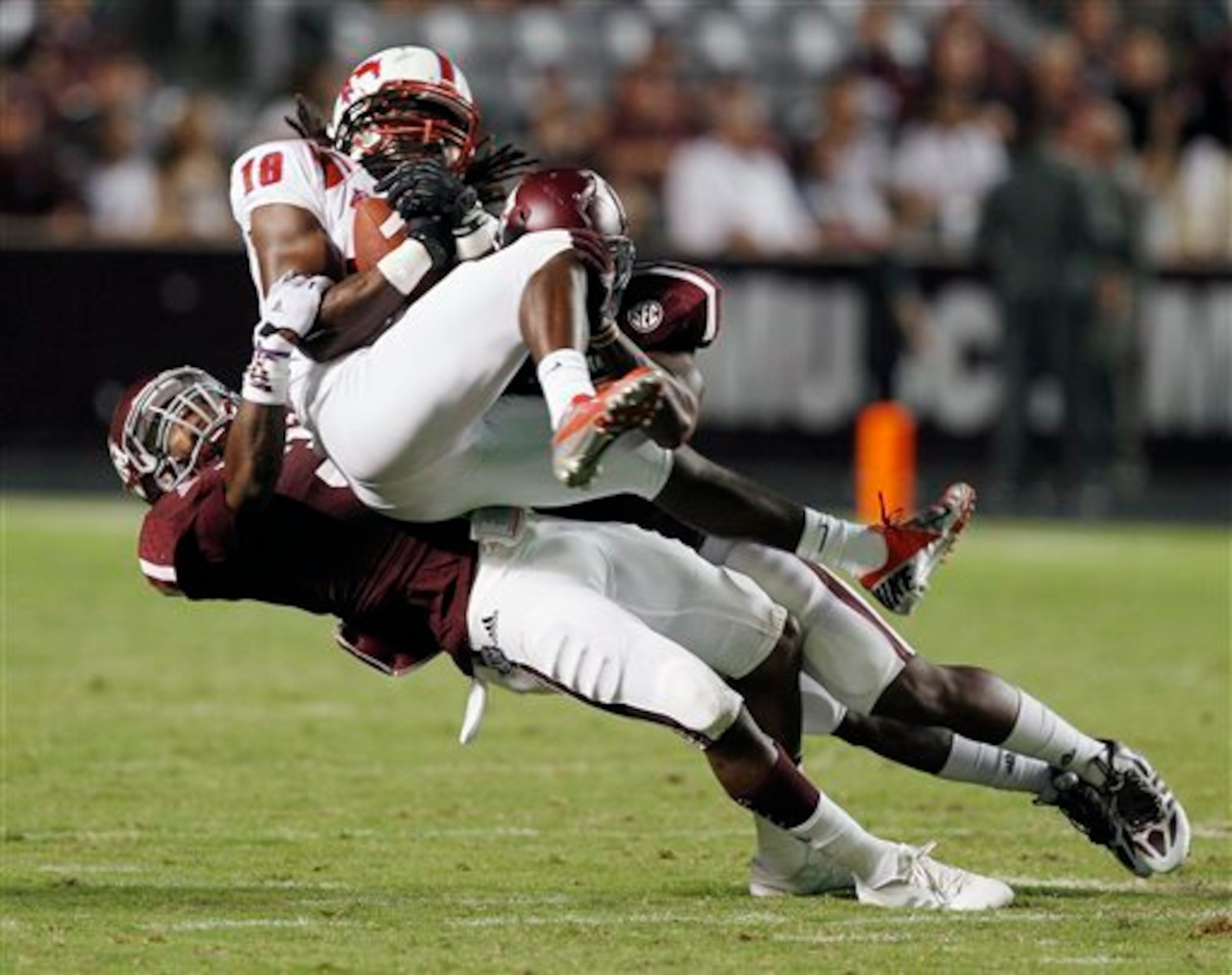 J'Marcus Rhodes went from an SMU WR to a talented JUCO cornerback.