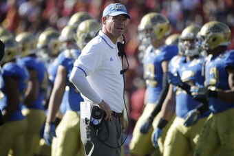 Jim Mora's 2016 recruiting class currently ranks No. 11, according to Rivals.com, the highest ranking of any Pac-12 team.
